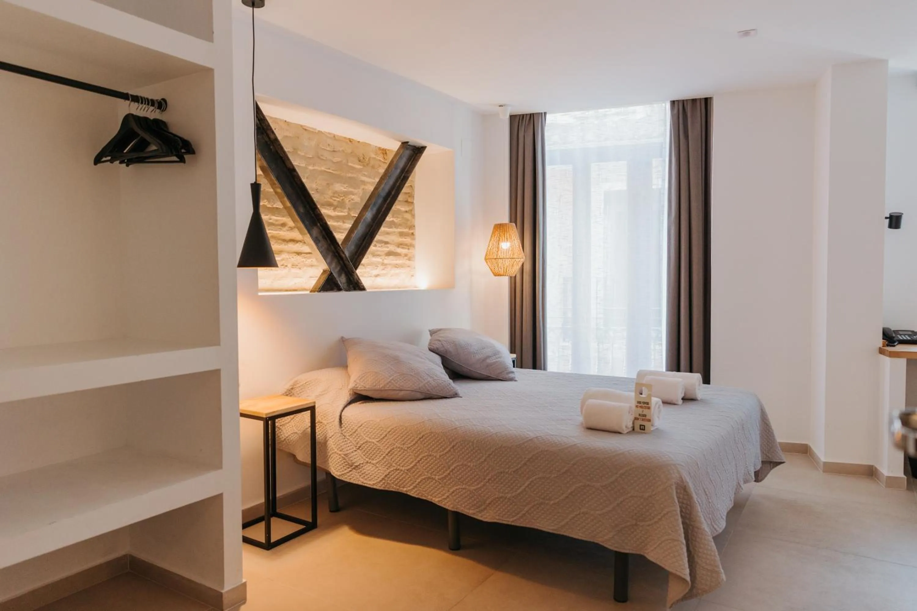 Bed in Hulot B&B Valencia