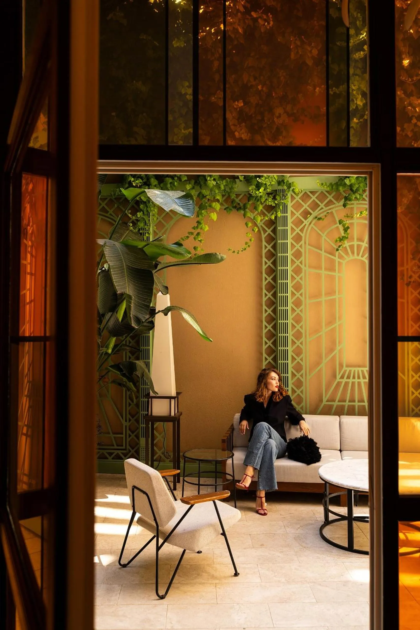 Patio in Room Mate Collection Filippo, Rome-Fontana di Trevi