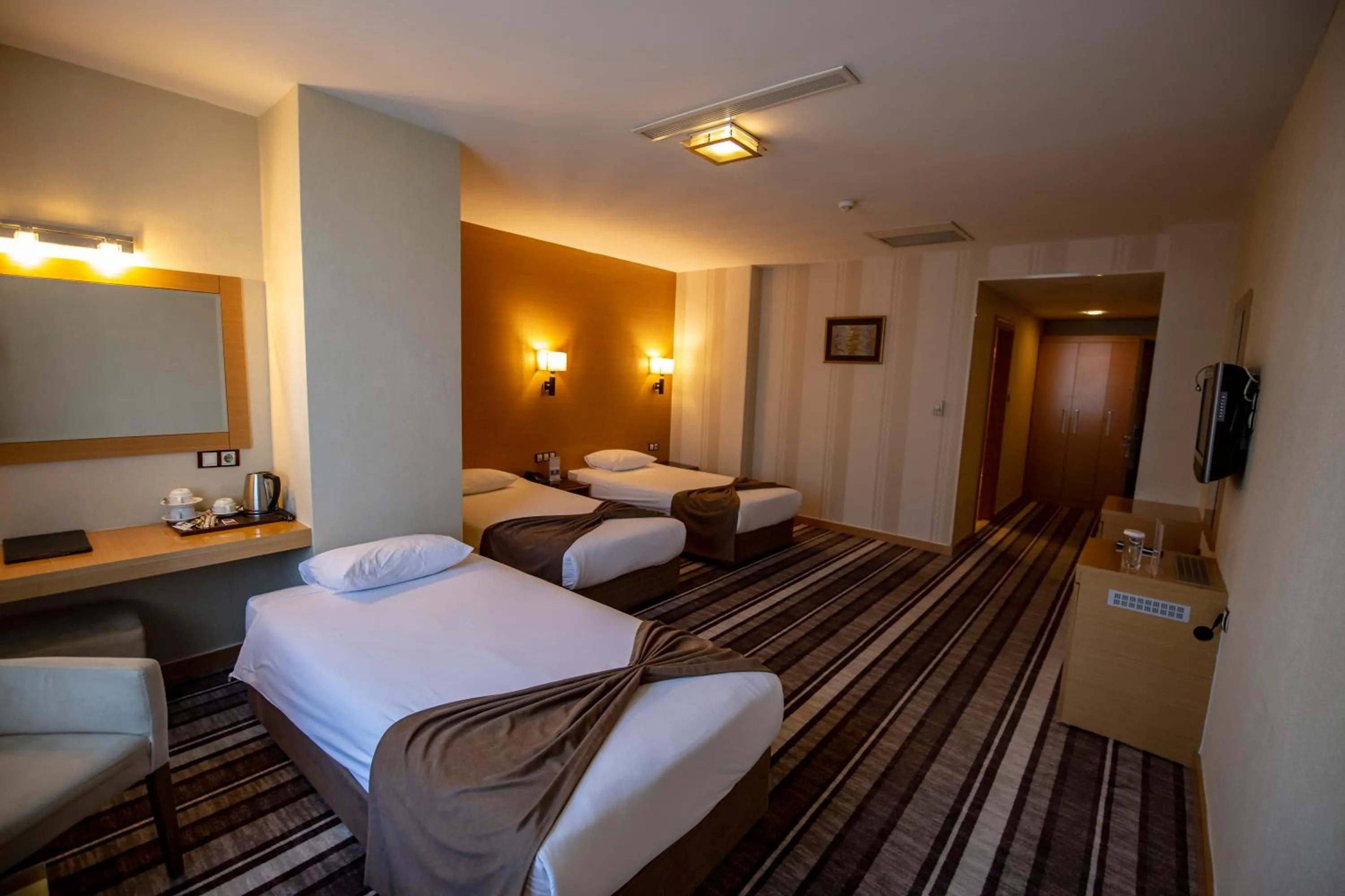 Bed in Gaziantep Plaza Hotel