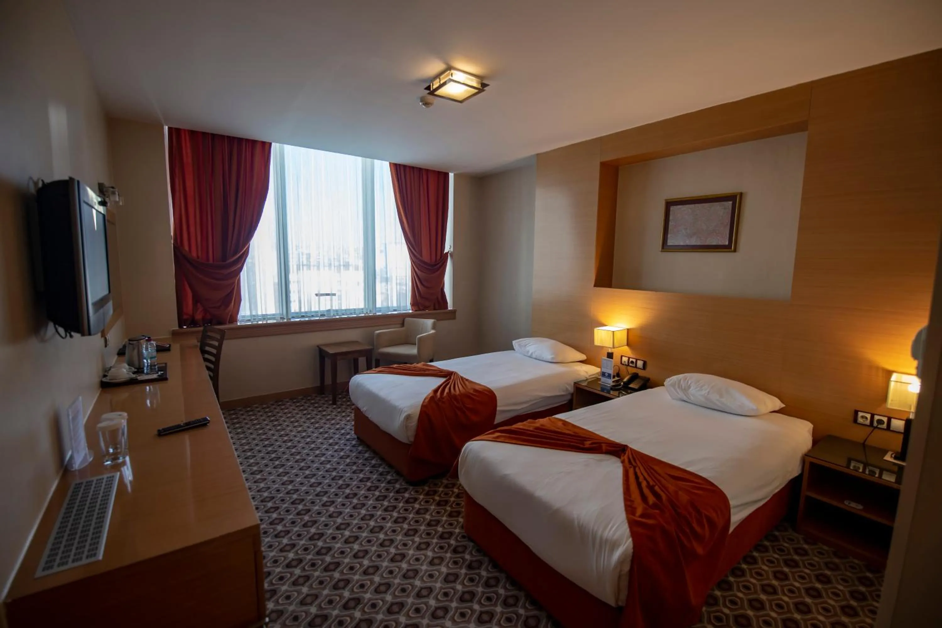 Bed in Gaziantep Plaza Hotel