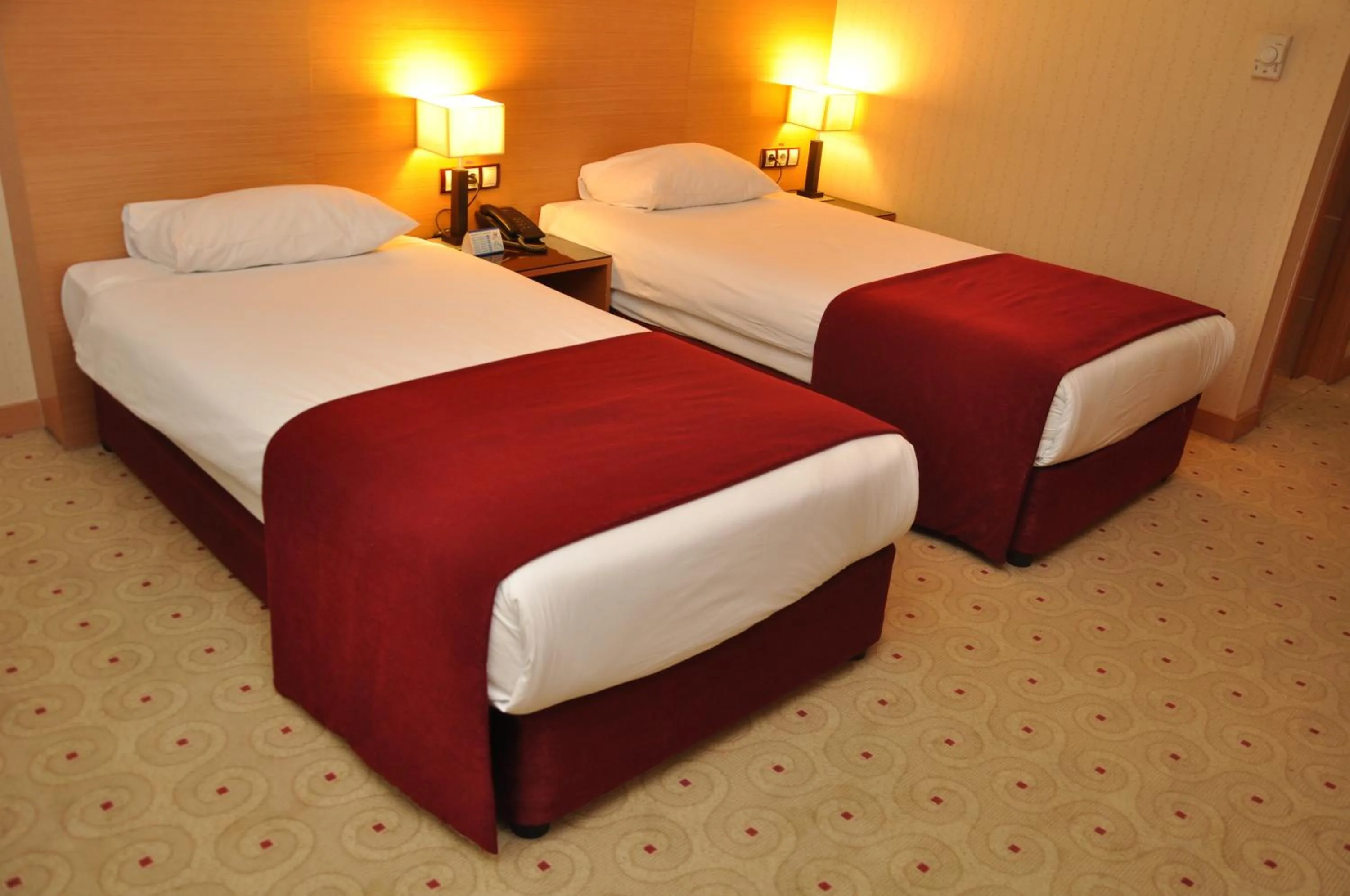 Bed in Gaziantep Plaza Hotel