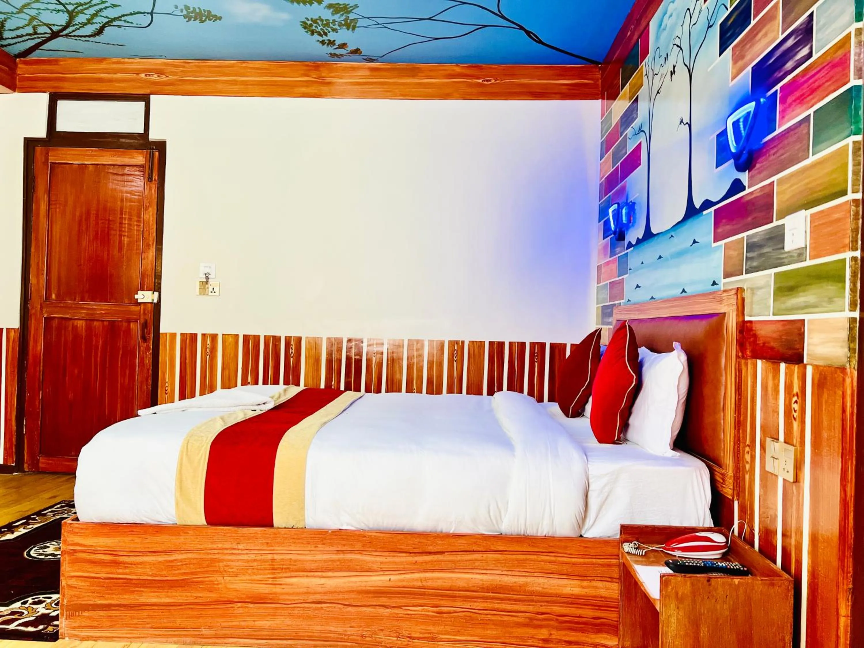 Bed in Thamel Seasons Hotel