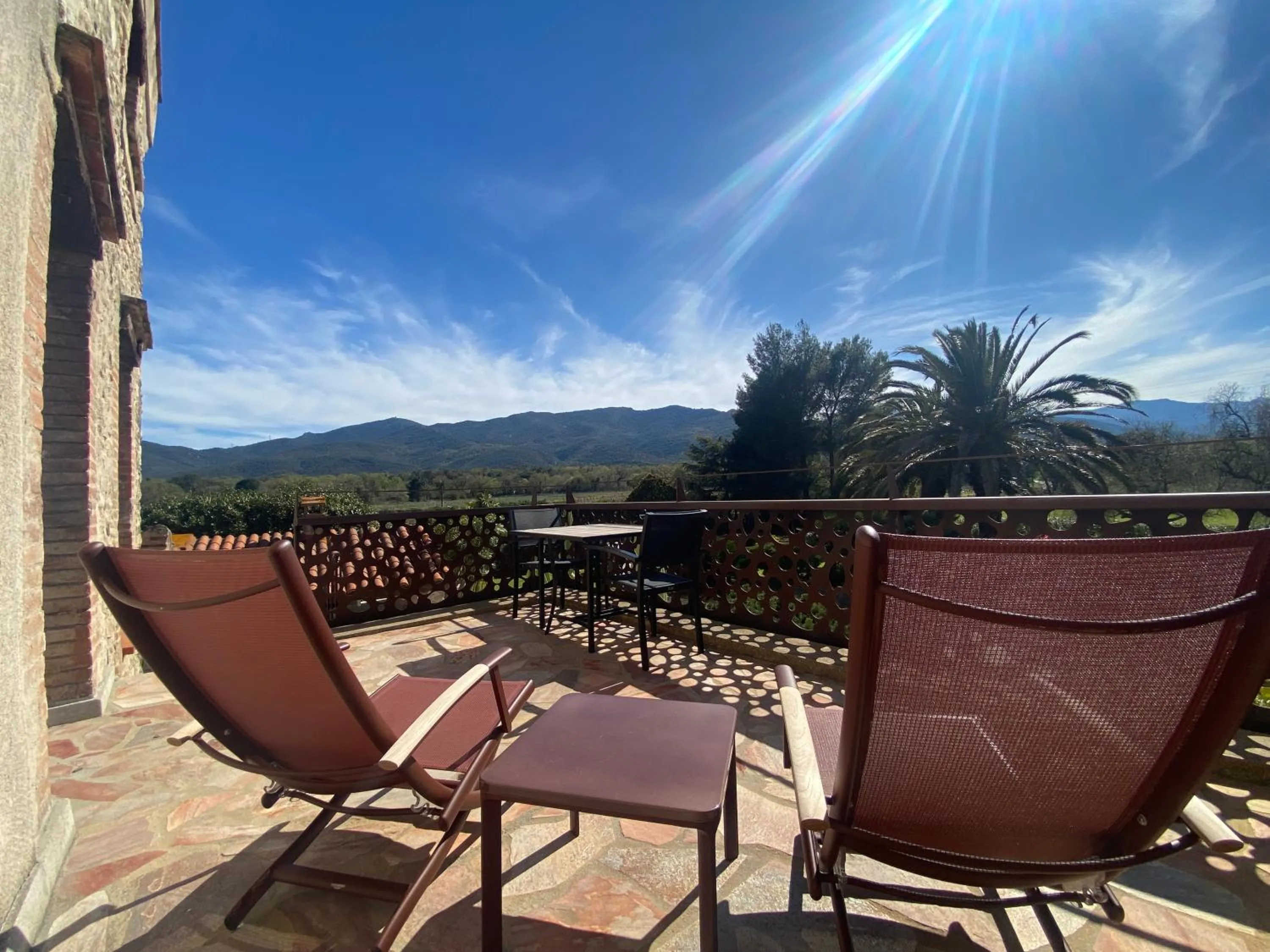 Patio in Auberge Du Roua