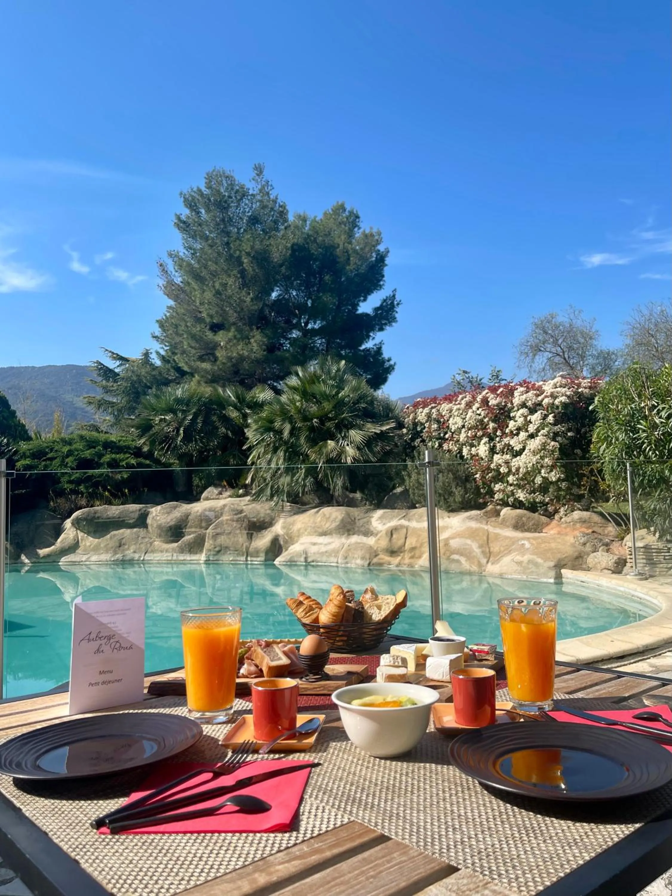 Mountain view in Auberge Du Roua