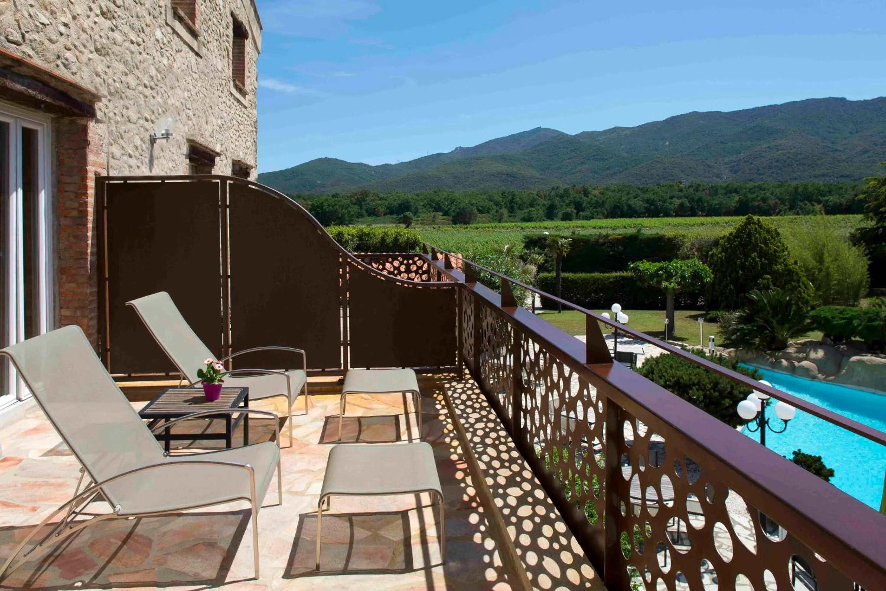 Natural landscape in Auberge Du Roua