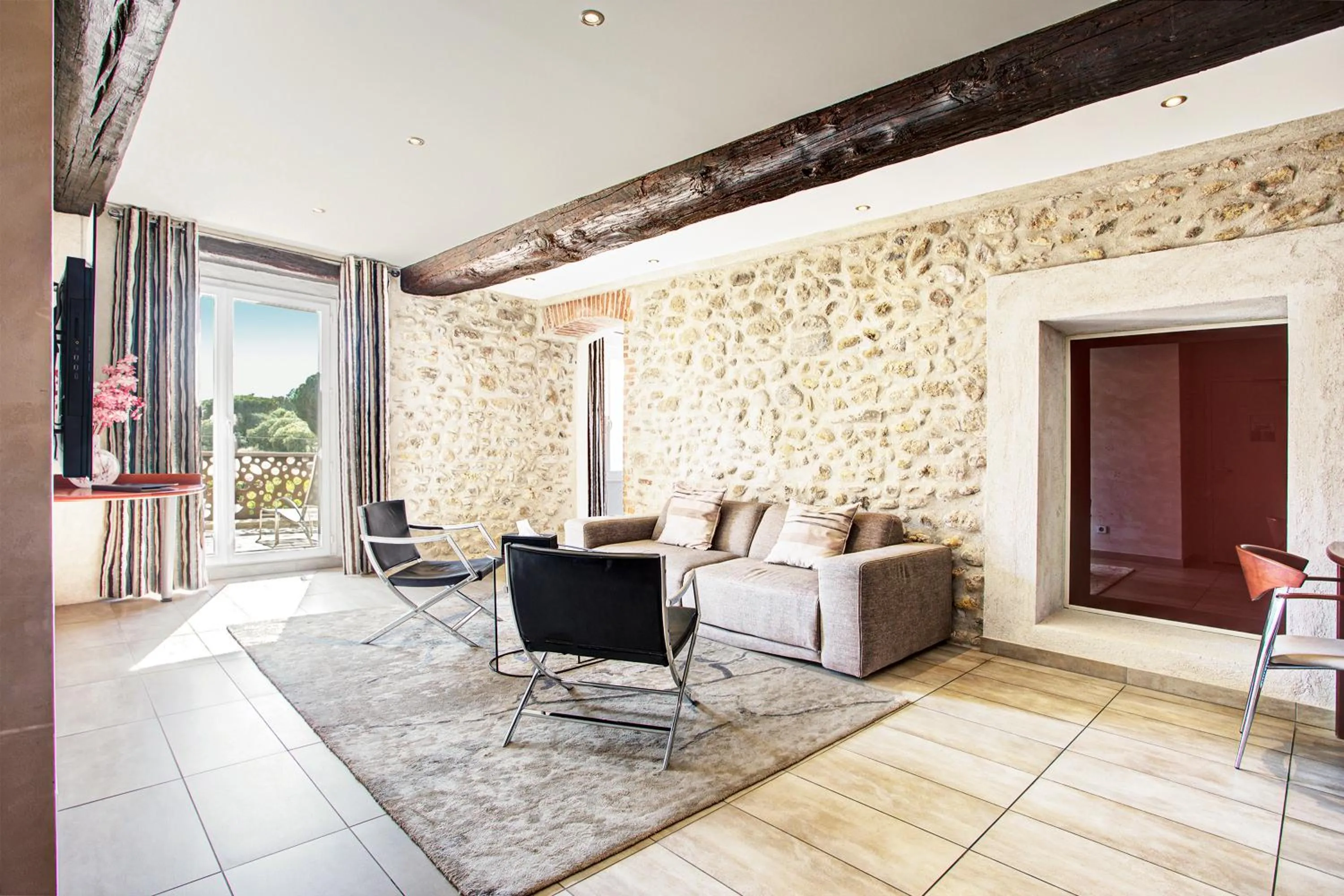 Patio in Auberge Du Roua