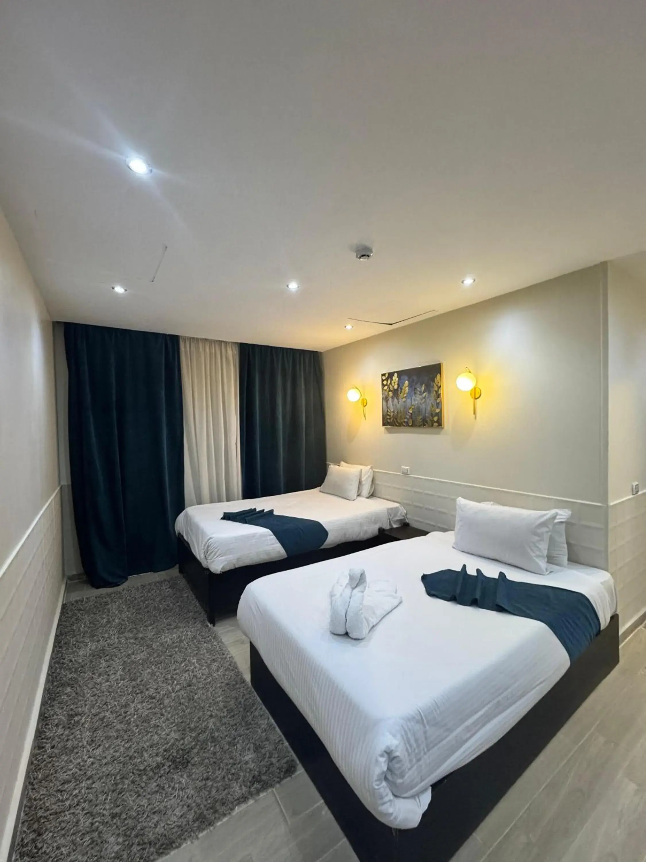 Bed in New Star Zamalek Hotel Bed in New Star Zamalek Hotel