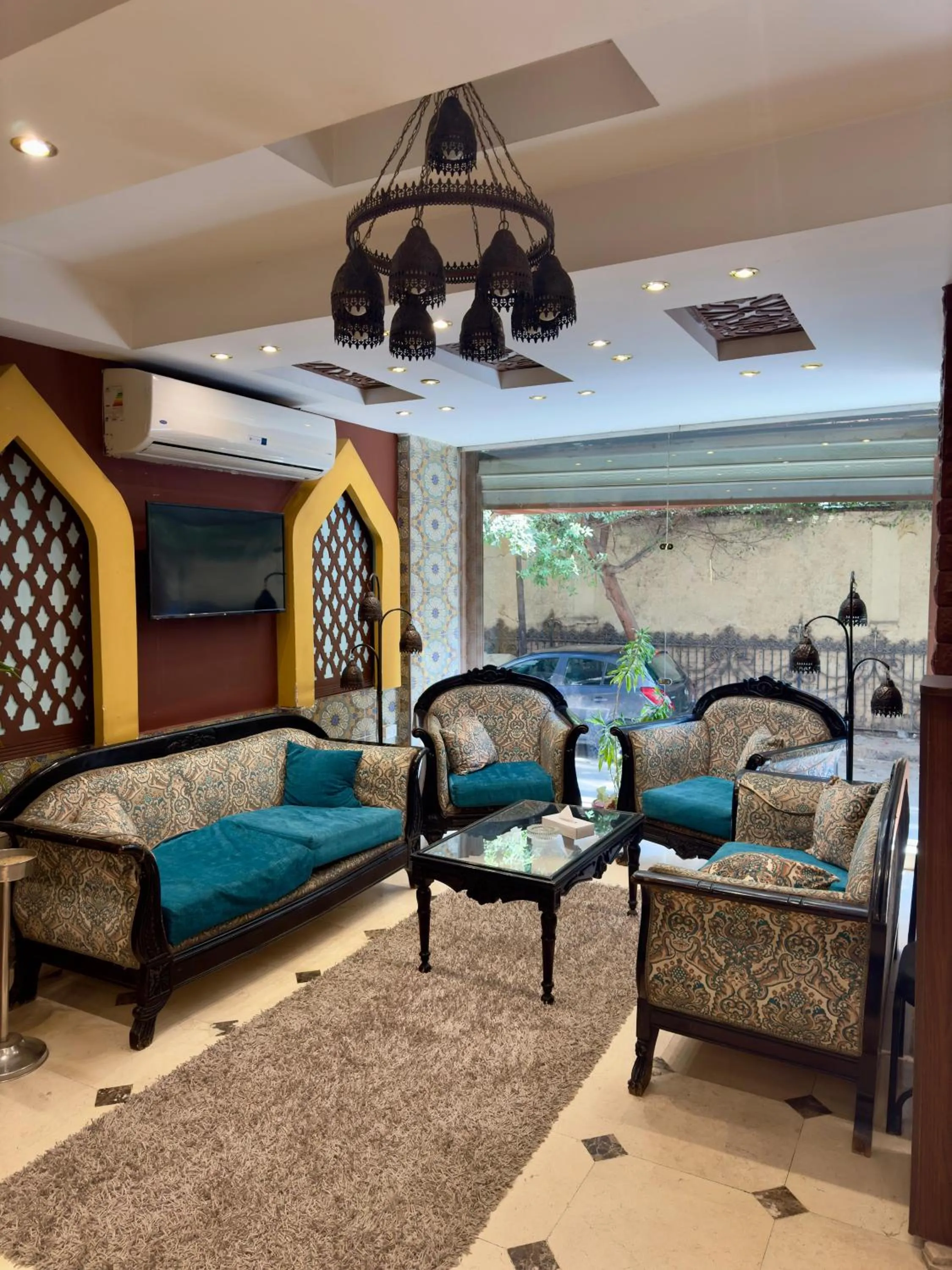 Seating area in New Star Zamalek Hotel