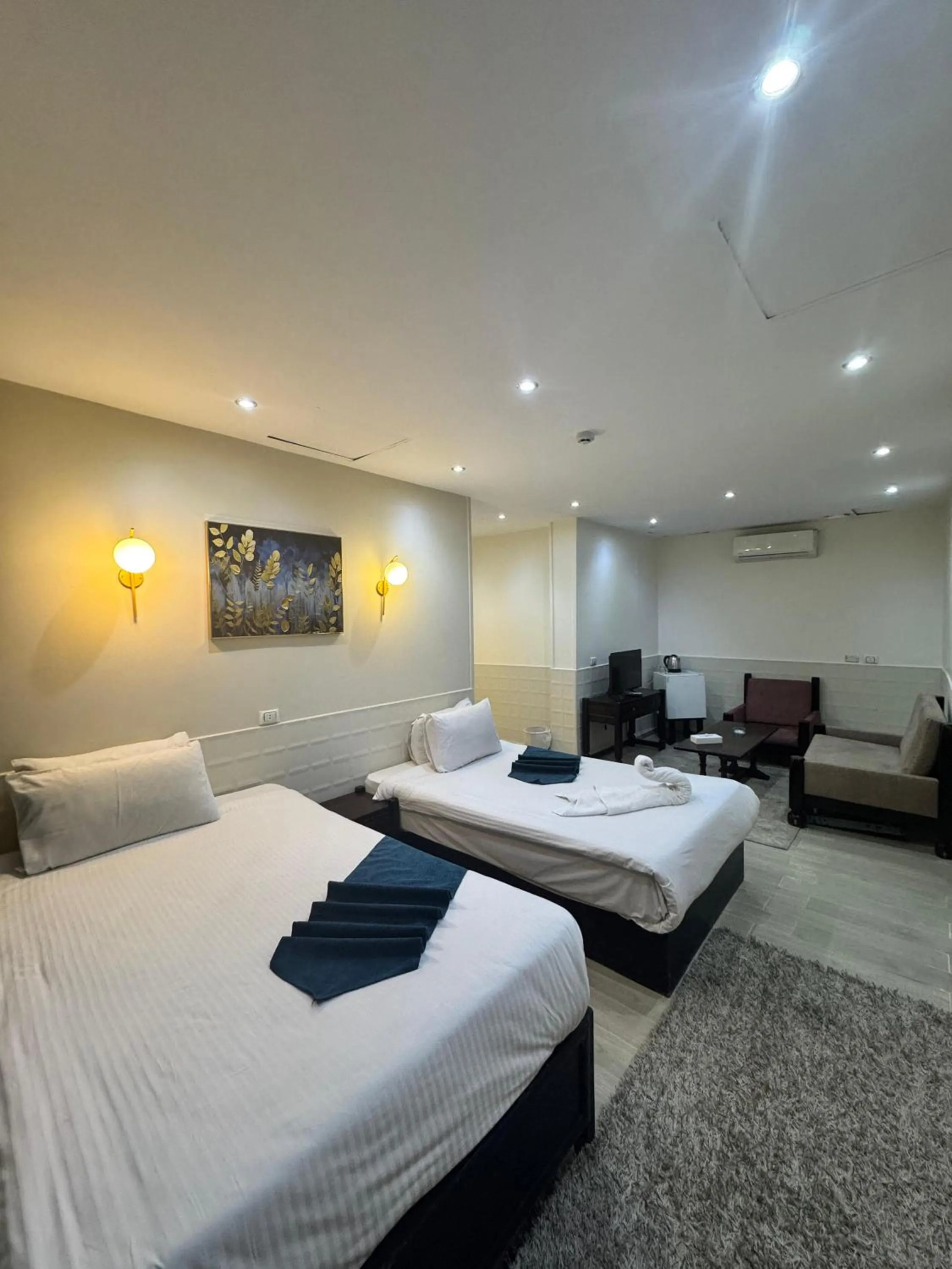 Bed in New Star Zamalek Hotel