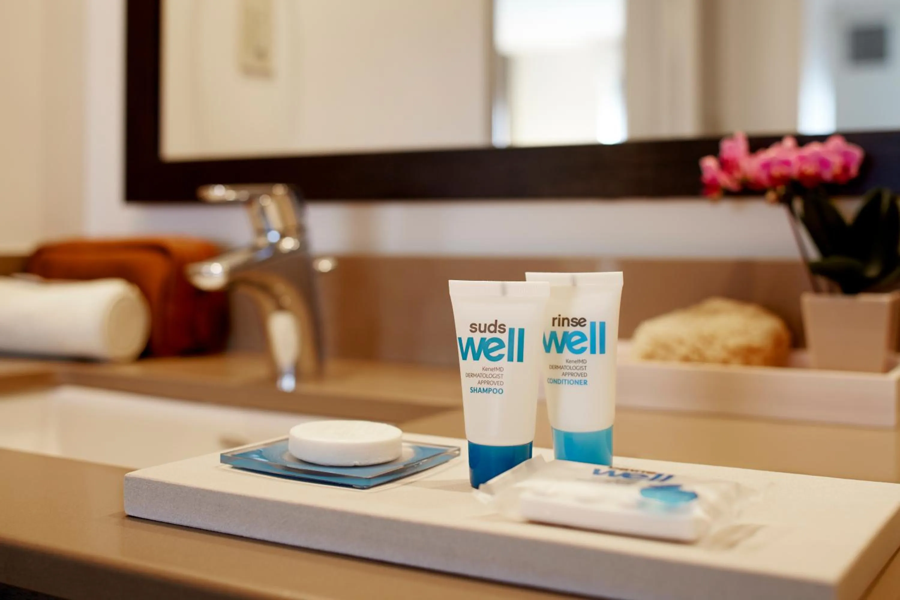 Bathroom in Hyatt House Dallas Lincoln Park