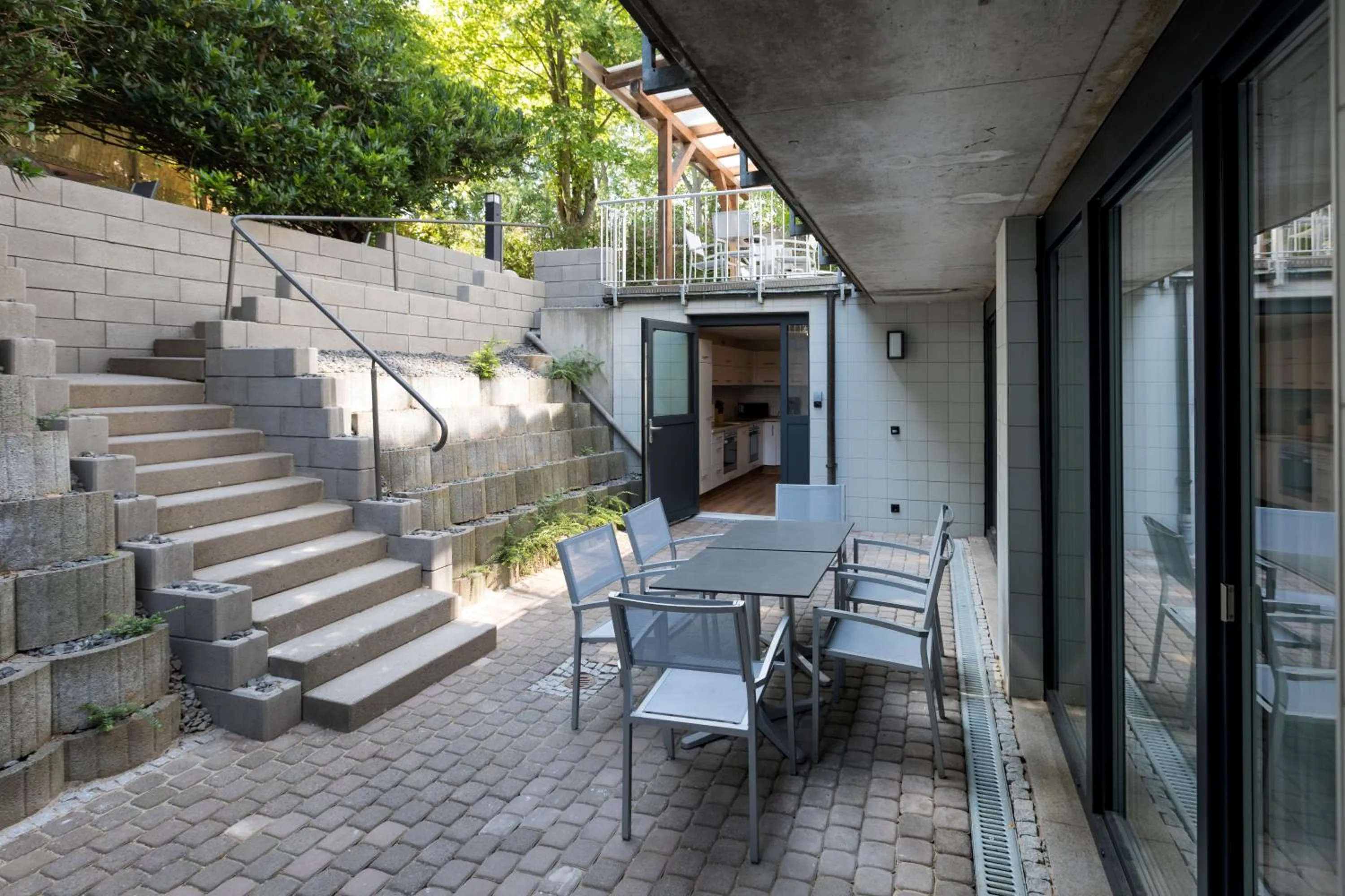 Balcony/Terrace in mk monteurzimmer eschborn