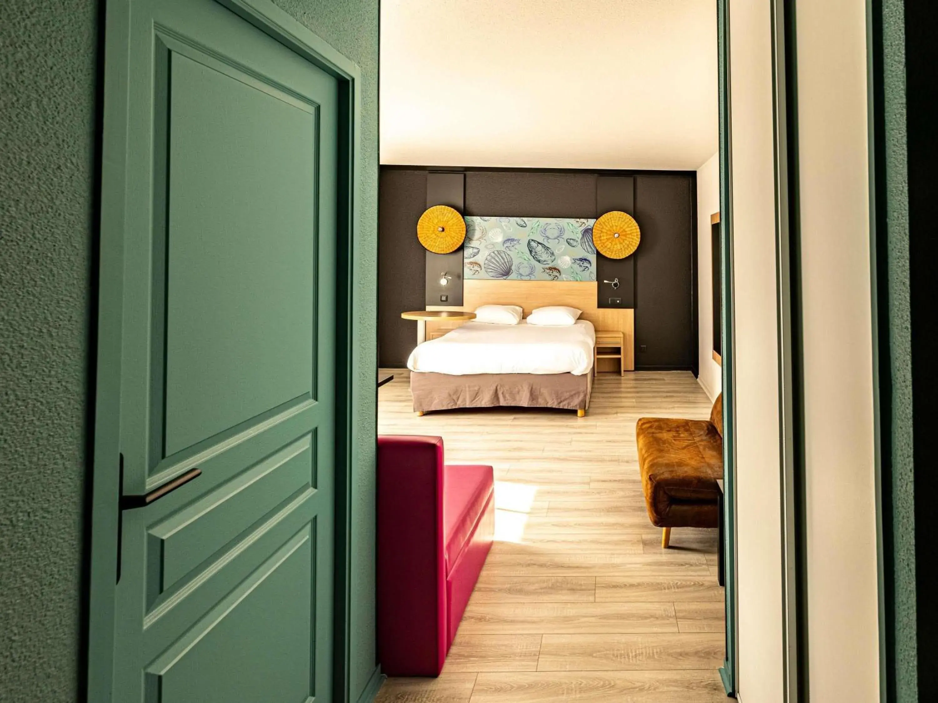 Bedroom, Bed in ibis Styles Marennes d'Oléron Bedroom, Bed in ibis Styles Marennes d'Oléron