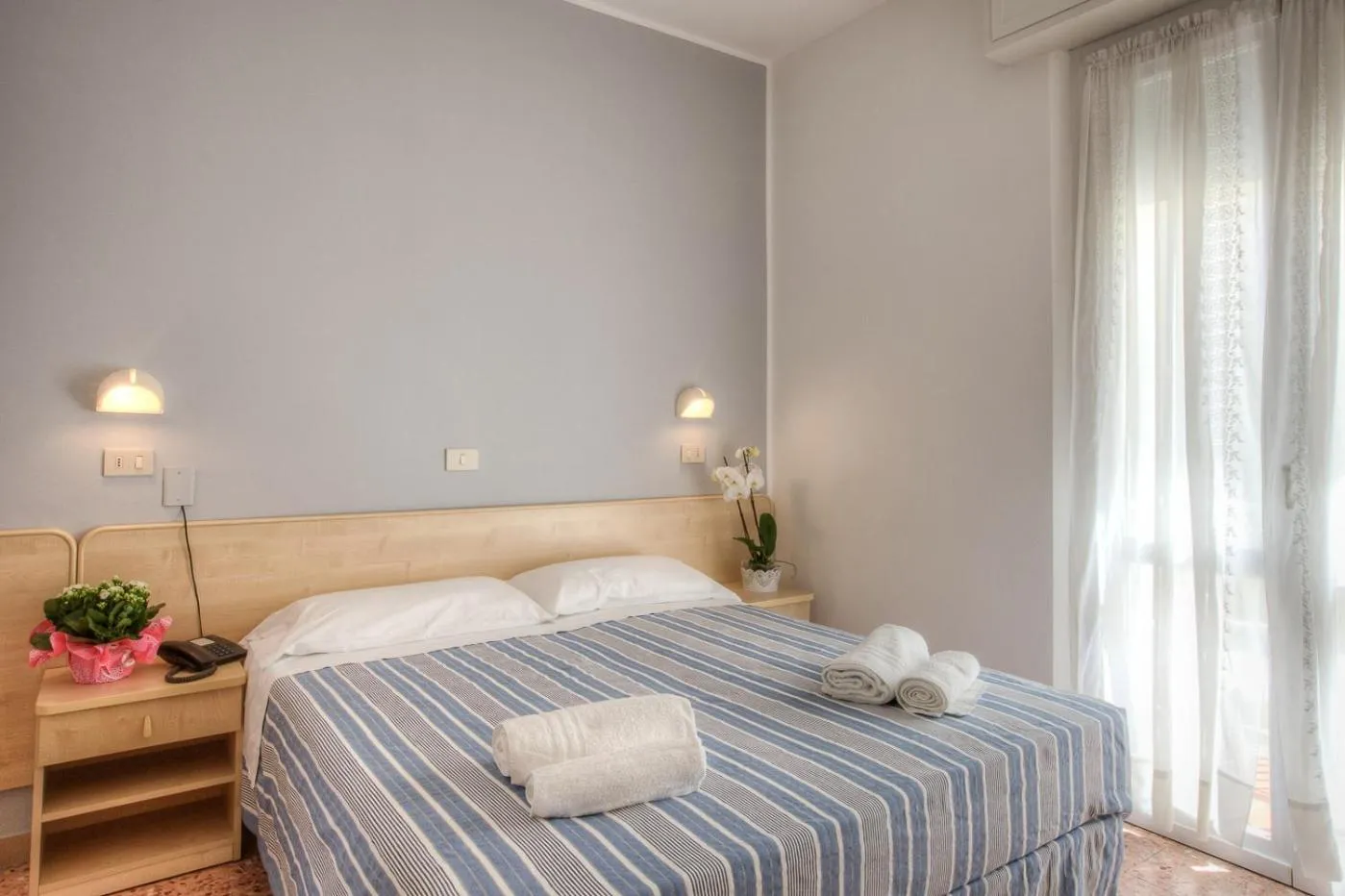 Bed in Hotel Nautico