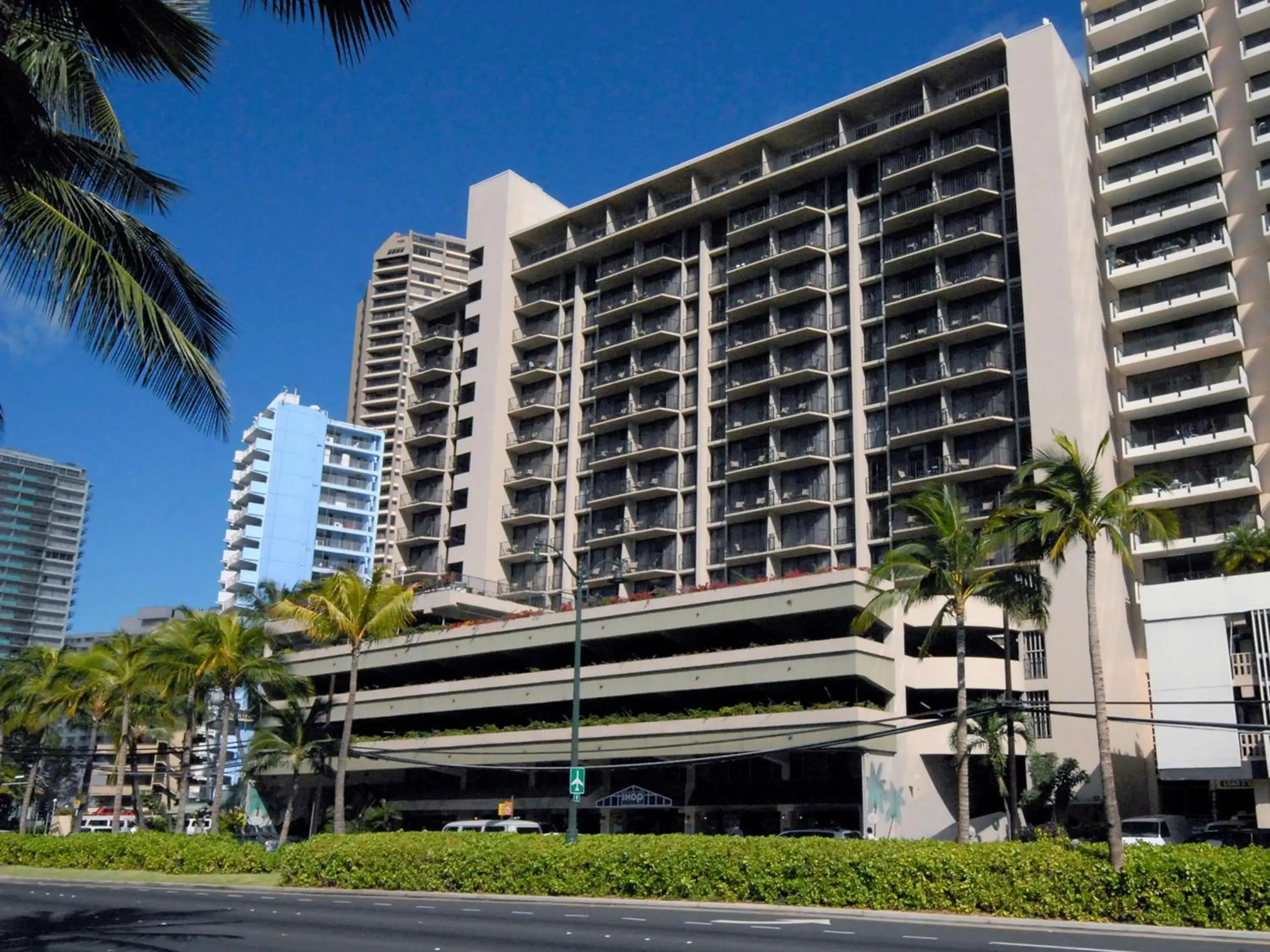 Property building in Aqua Palms Waikiki Property building in Aqua Palms Waikiki