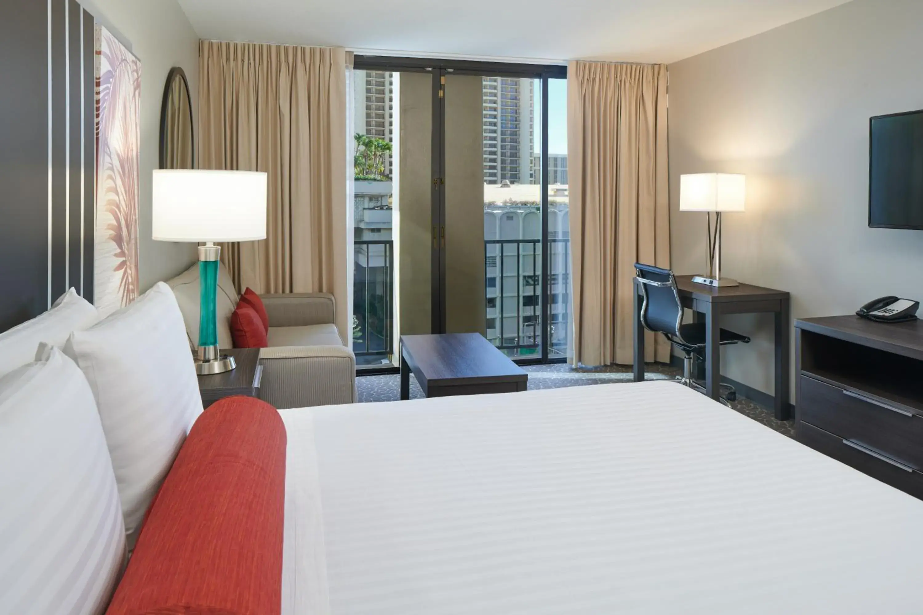 Bed in Aqua Palms Waikiki Bed in Aqua Palms Waikiki