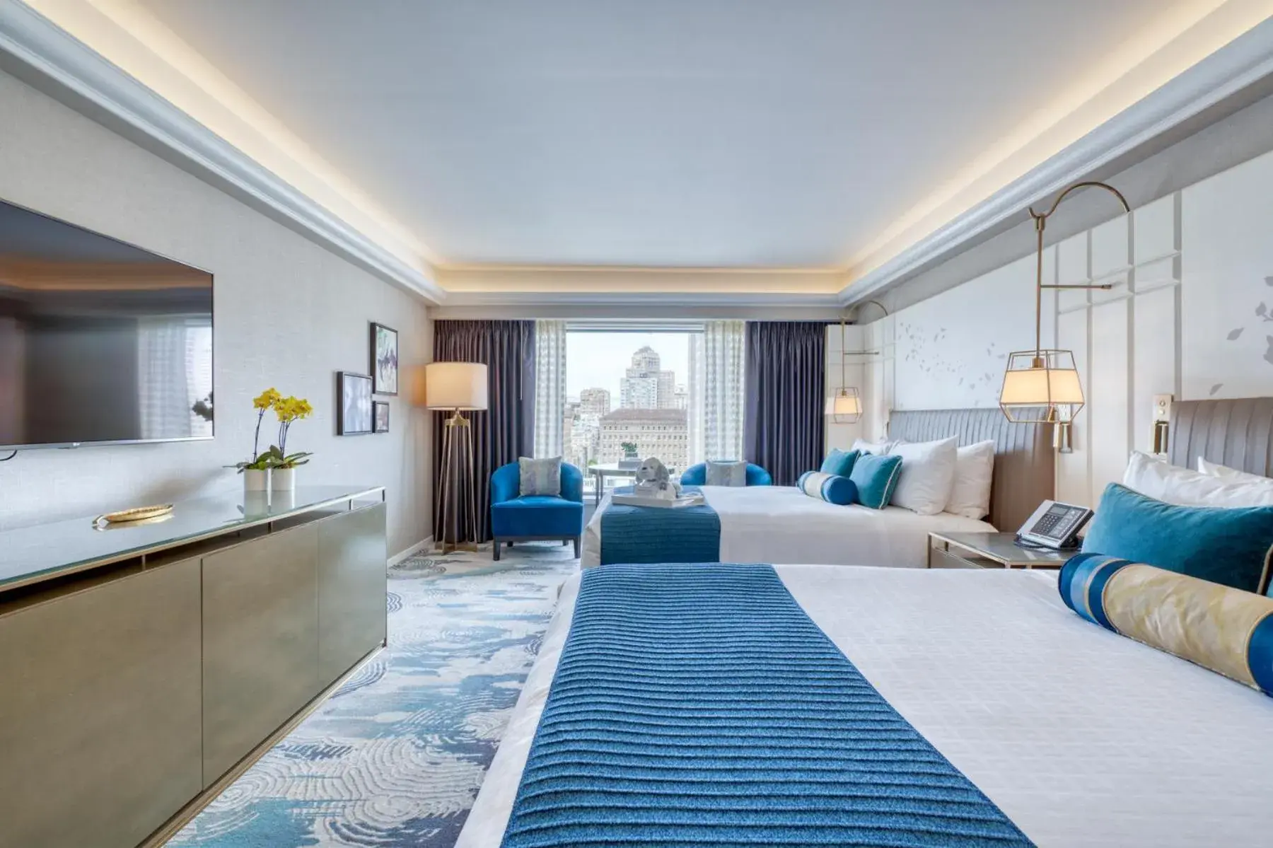 Bed in Hotel Nikko San Francisco Bed in Hotel Nikko San Francisco