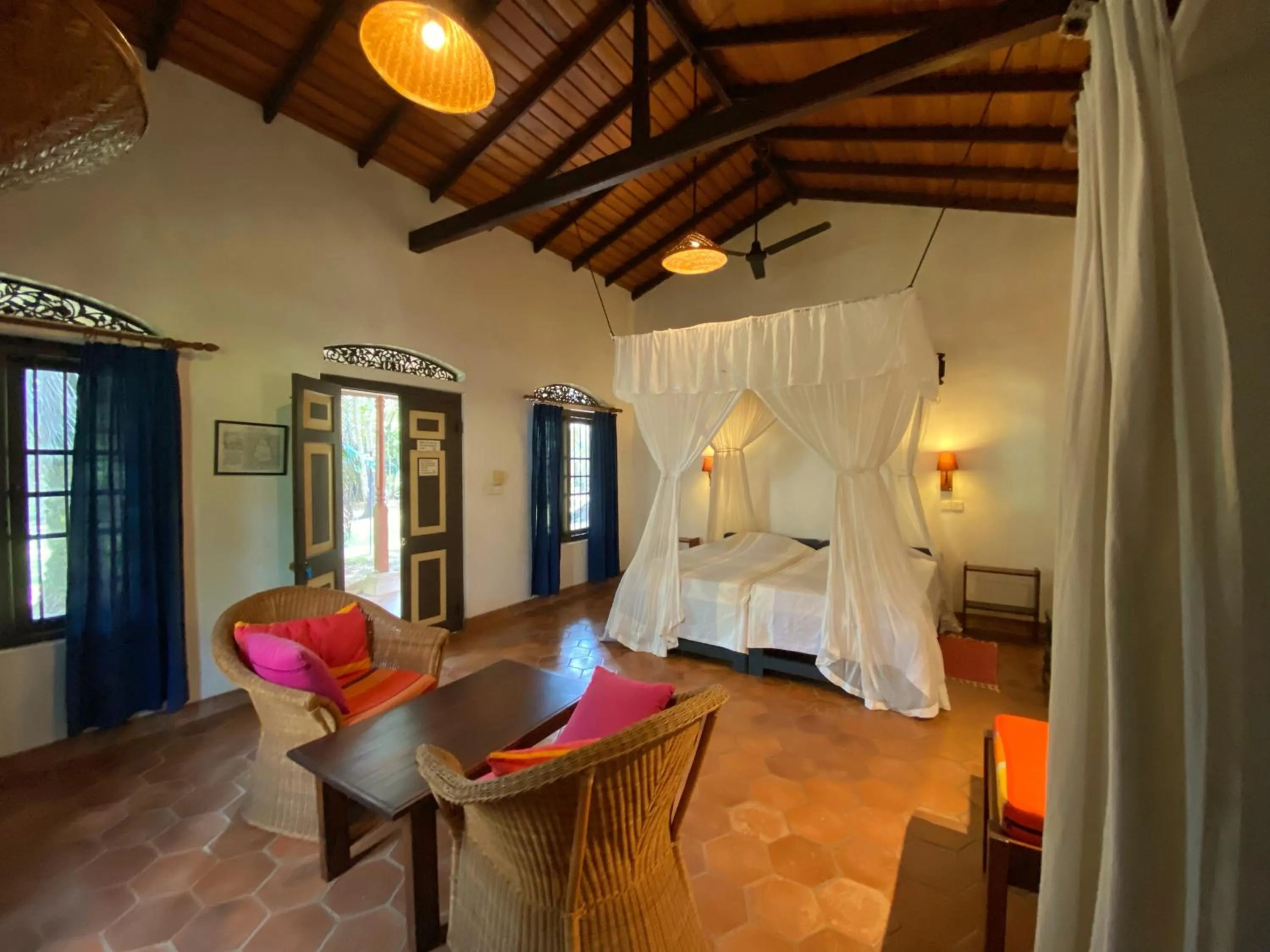 Living room in Ging Oya Lodge