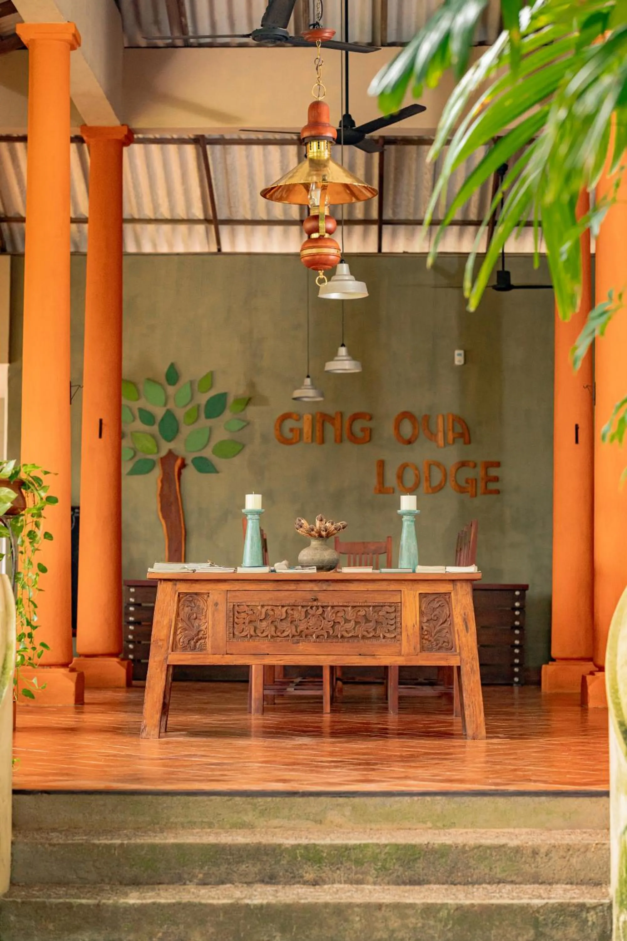 Dining area in Ging Oya Lodge