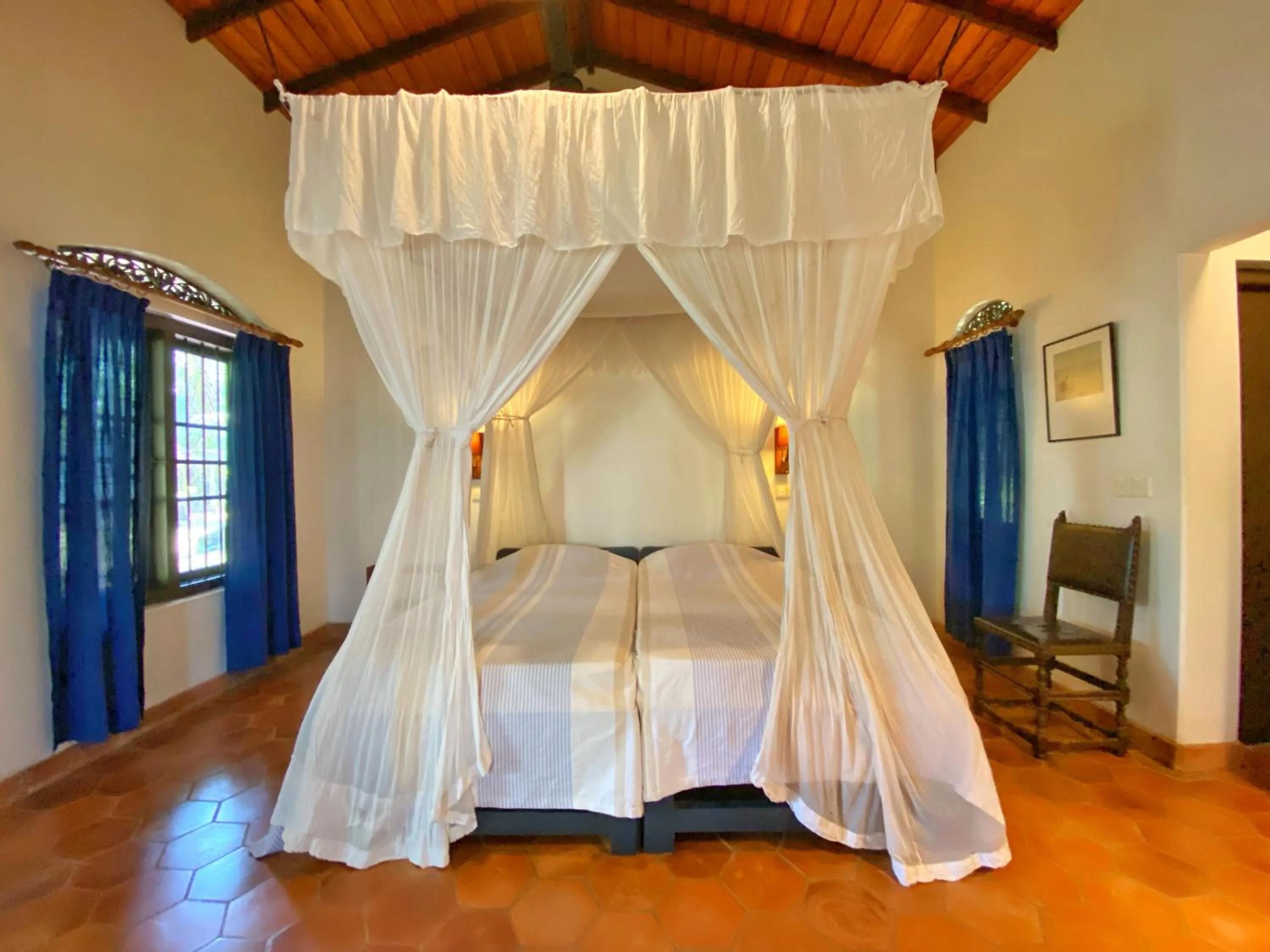 Bed in Ging Oya Lodge