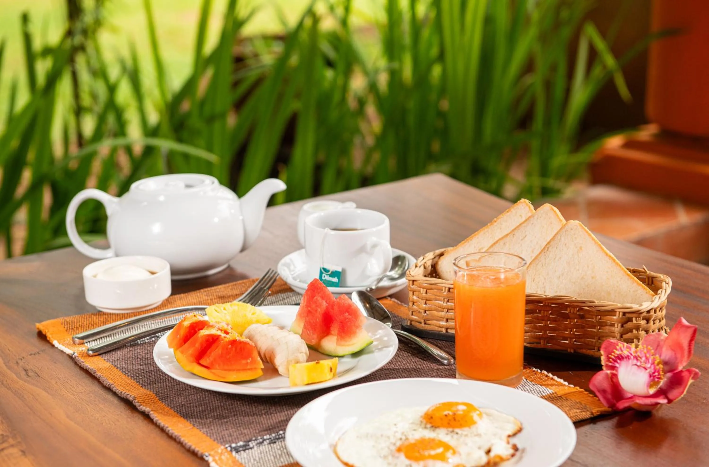 Food in Ging Oya Lodge