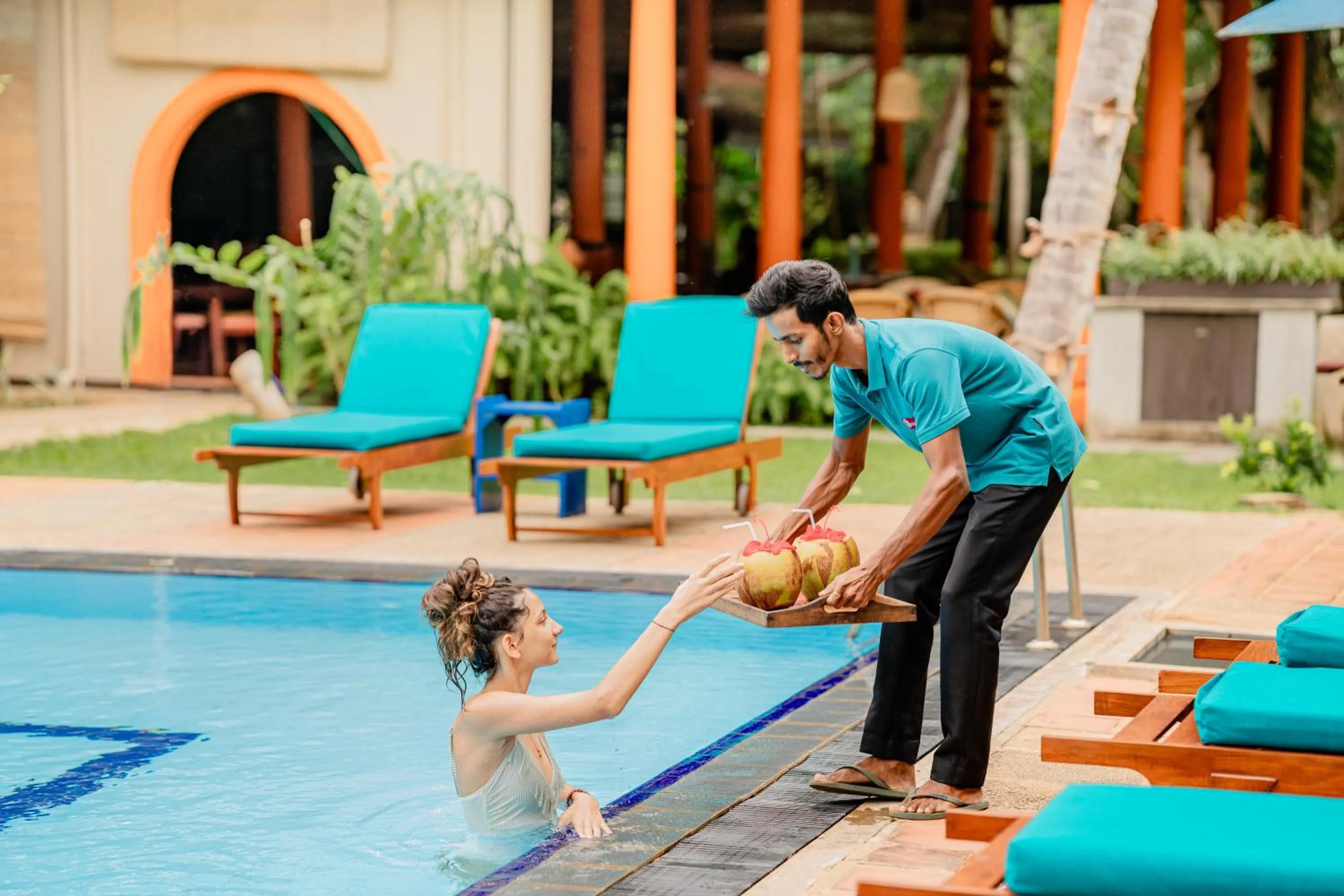 People in Ging Oya Lodge