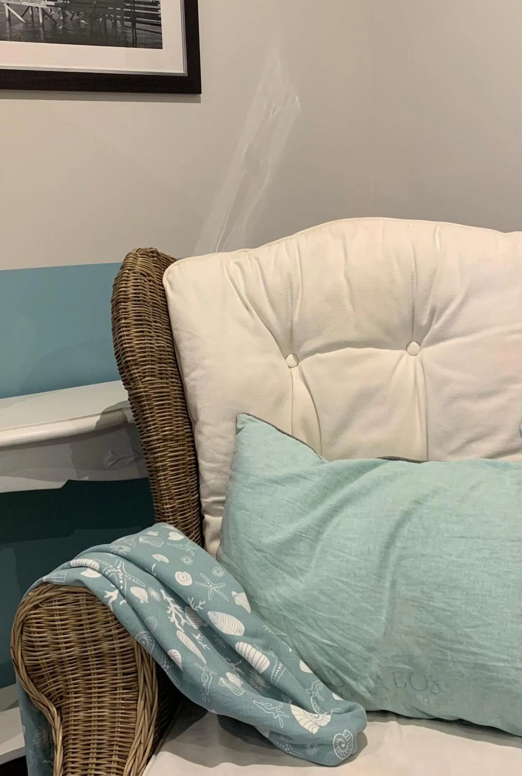 Decorative detail in Hotel Les Embruns