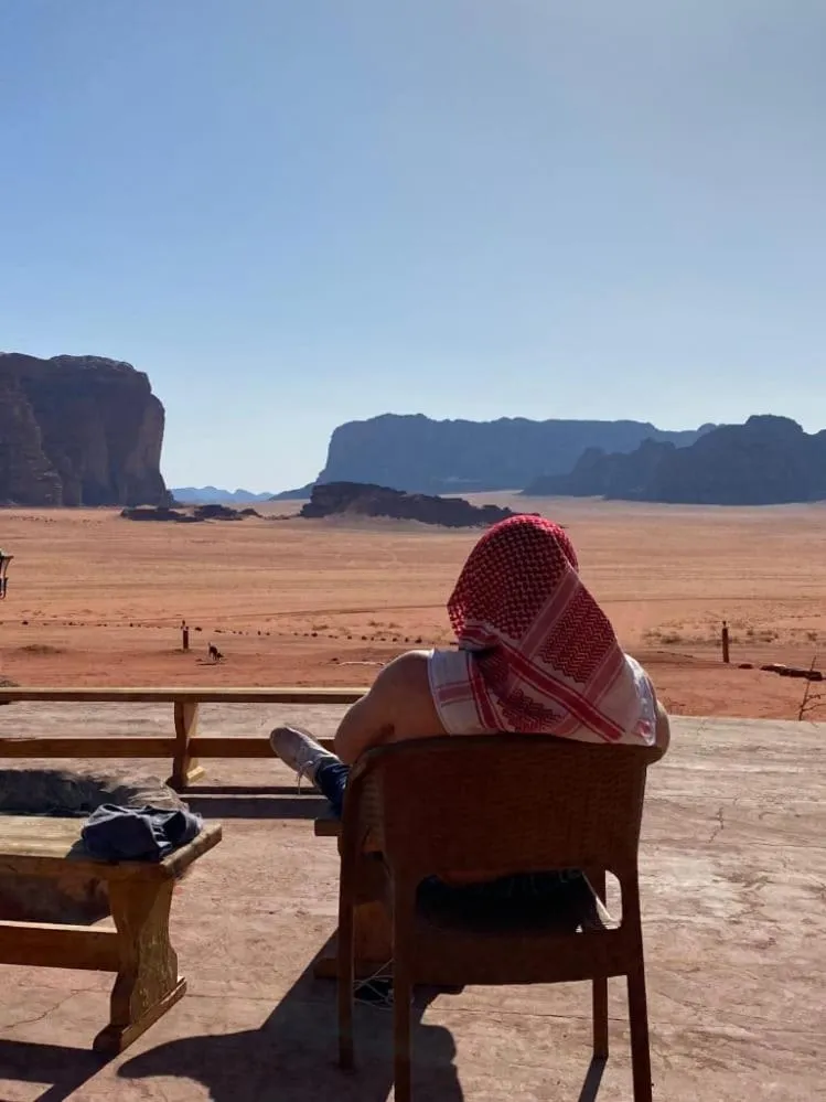 Balcony/Terrace in WadiRum Mobile Camp
