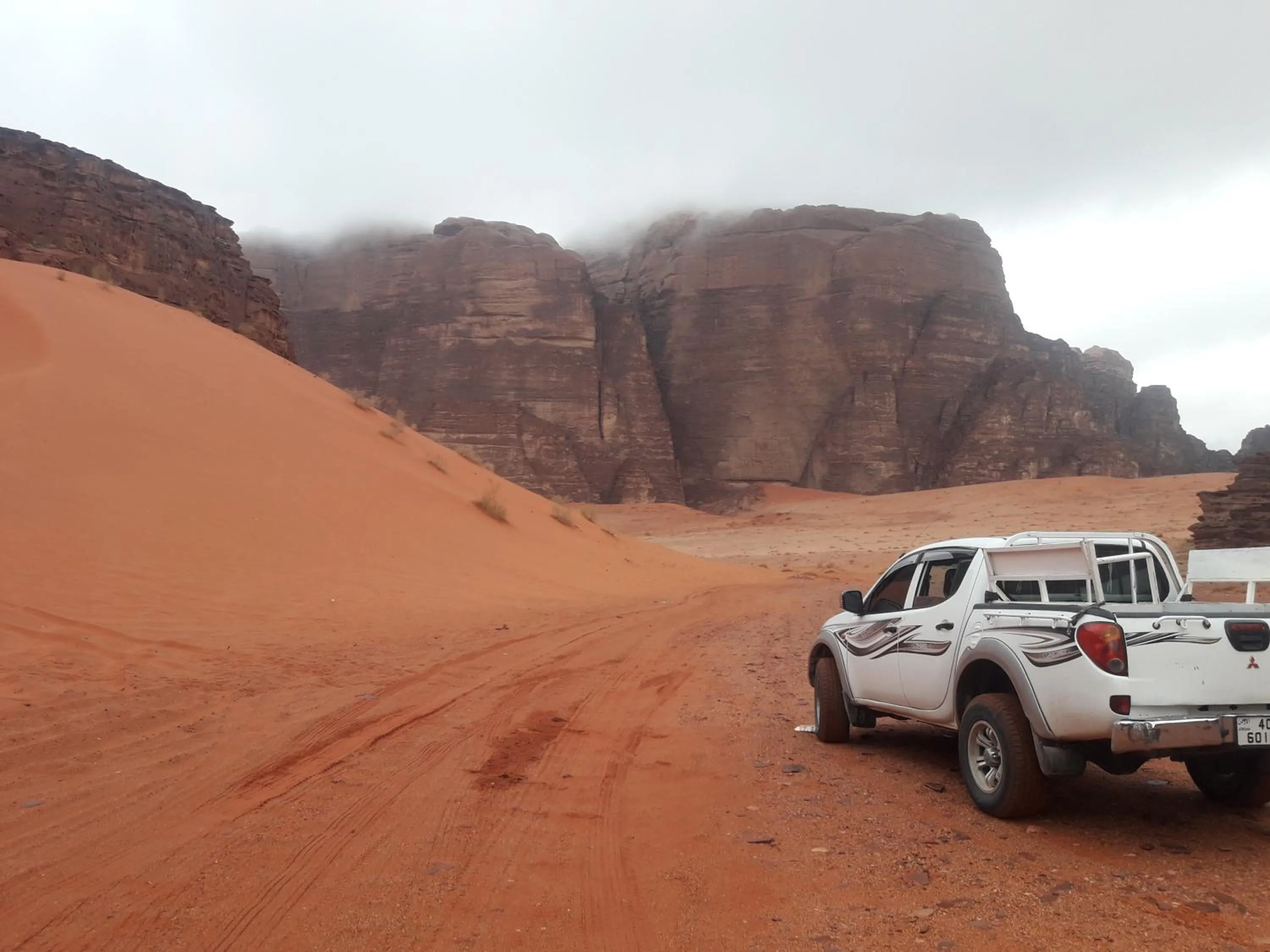 Natural landscape in WadiRum Mobile Camp