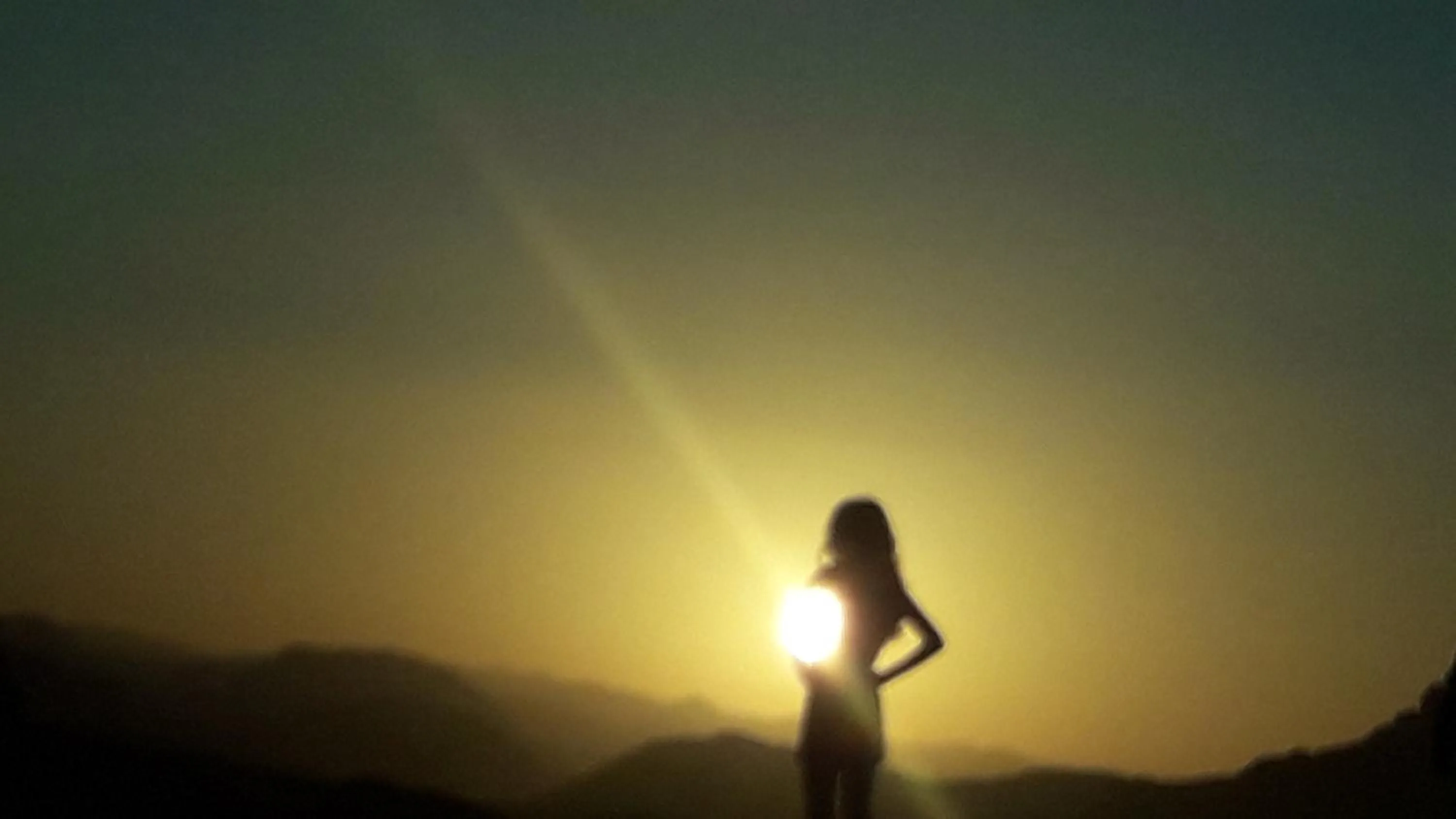 Sunset in WadiRum Mobile Camp