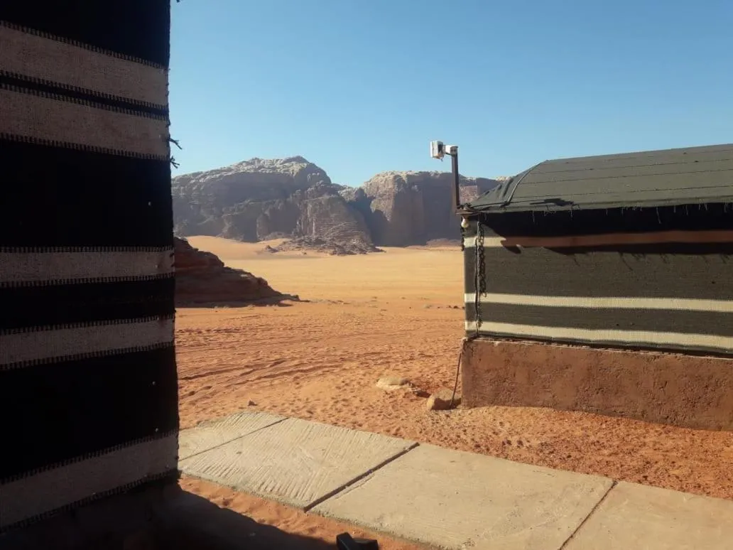 Natural landscape in WadiRum Mobile Camp