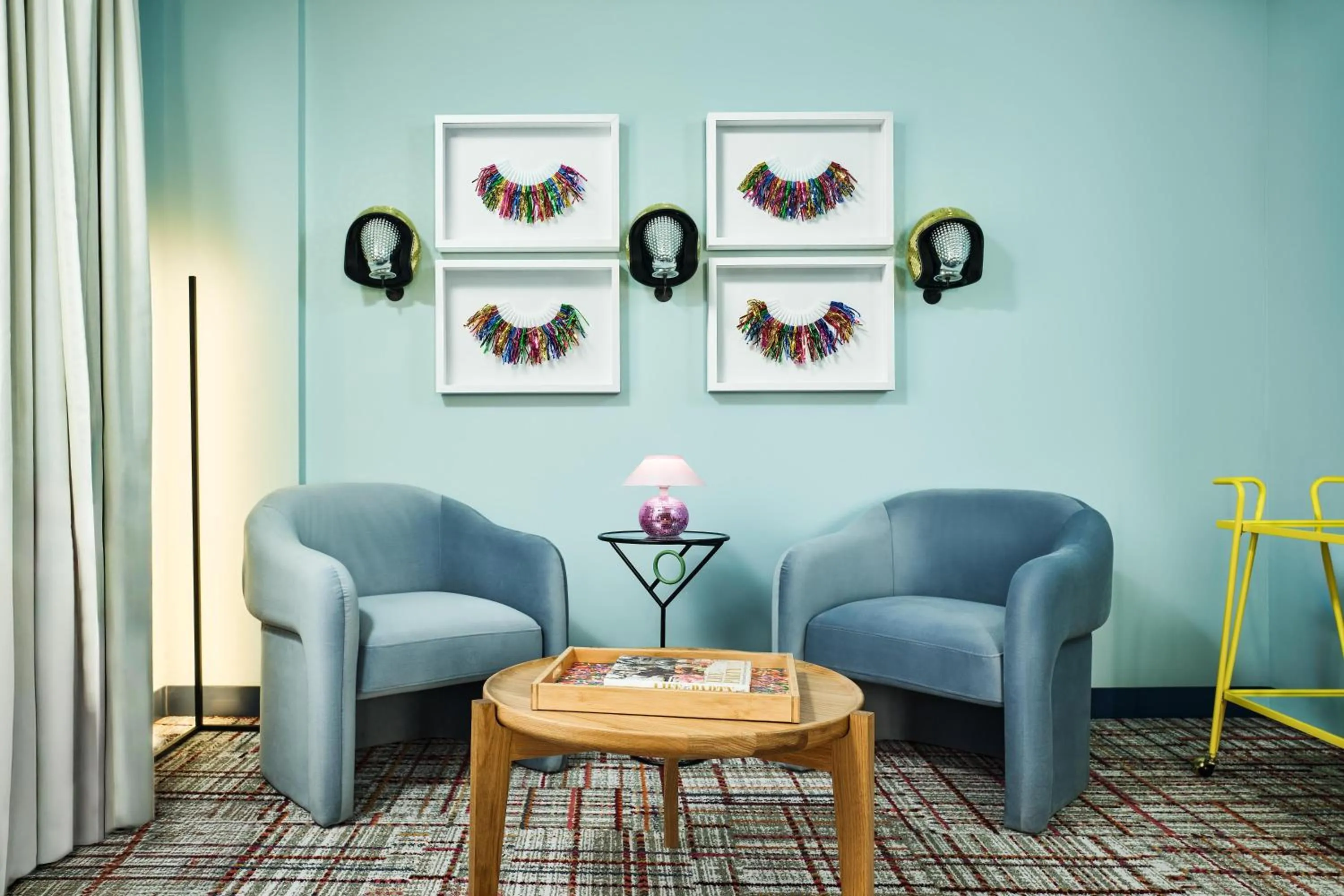 Living room in the Curtis Denver - A DoubleTree by Hilton Hotel