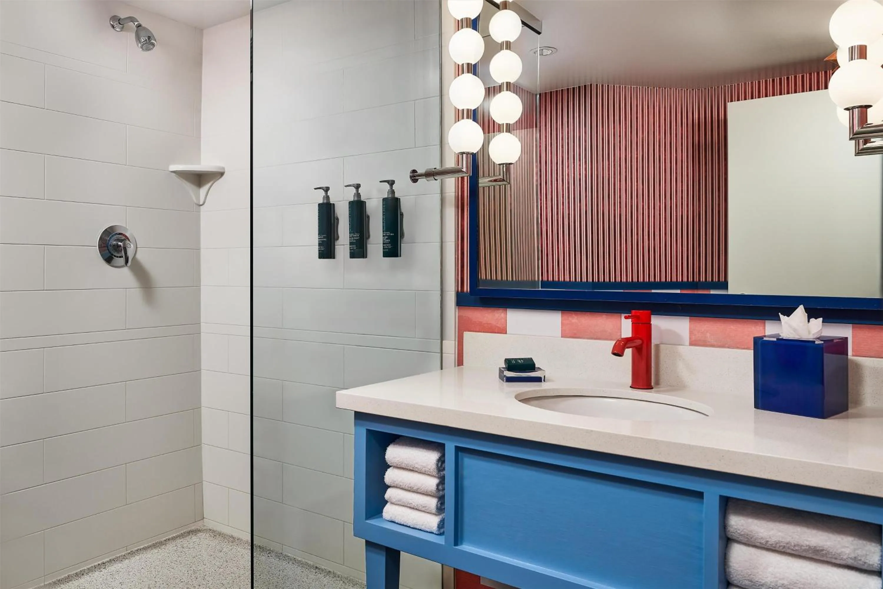 Bathroom in the Curtis Denver - A DoubleTree by Hilton Hotel