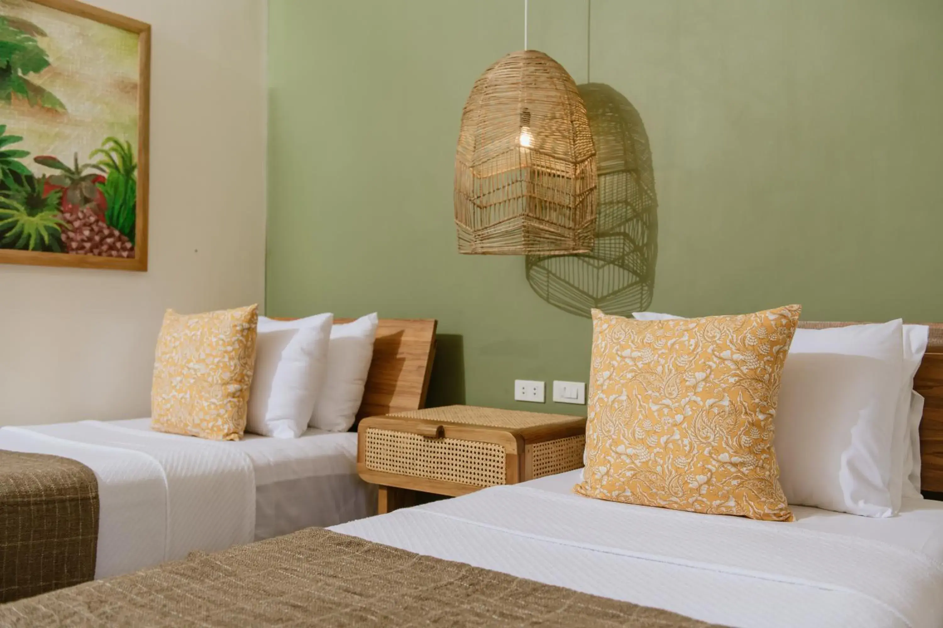 Deluxe Twin Room in Las Palmas Villas and Casitas Siargao Deluxe Twin Room in Las Palmas Villas and Casitas Siargao