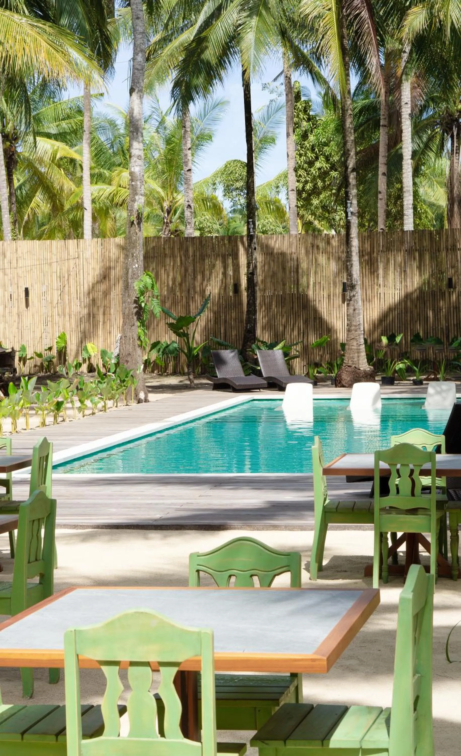 Swimming pool in Las Palmas Villas and Casitas Siargao