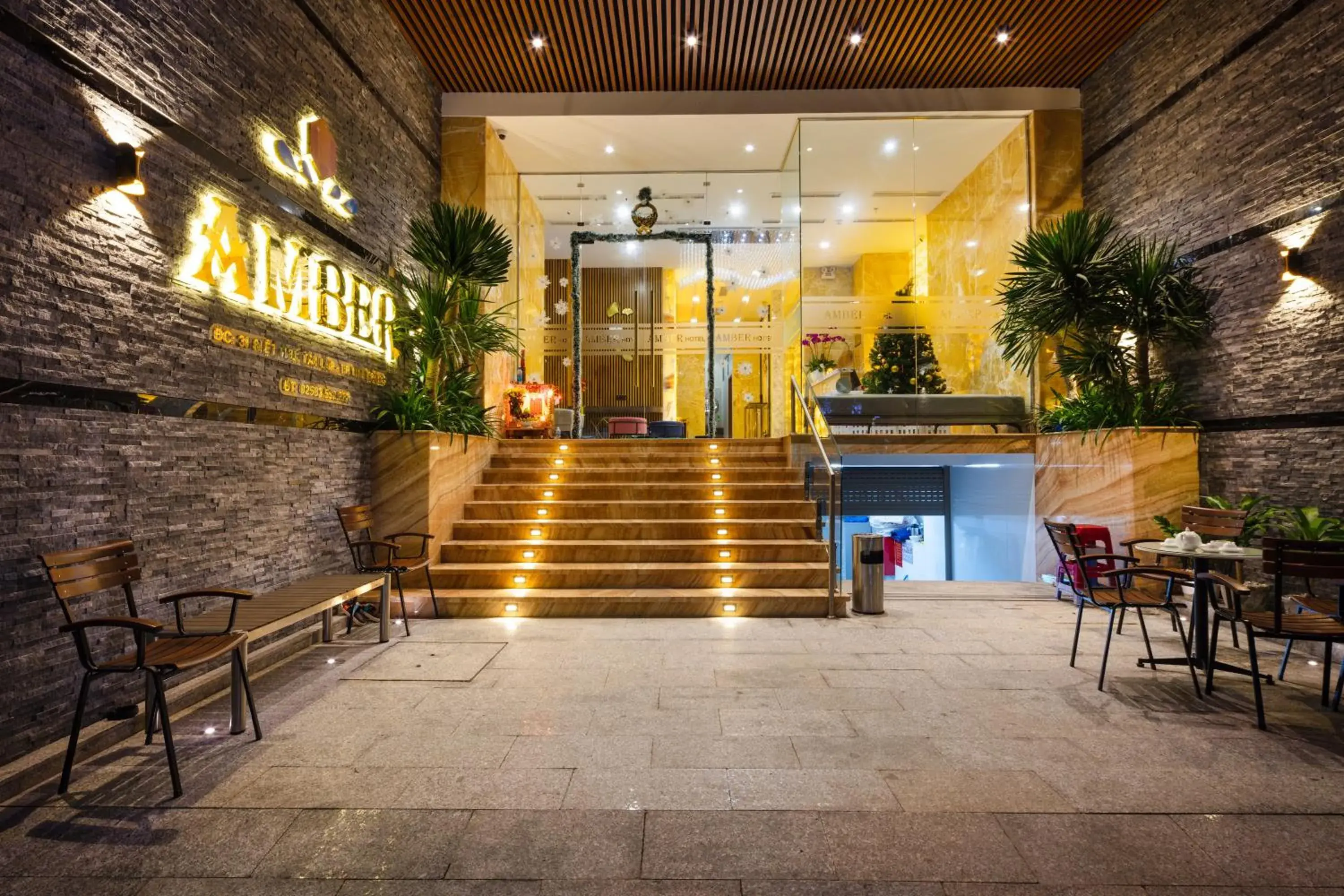 Facade/entrance in Amber Hotel managed by HT Facade/entrance in Amber Hotel managed by HT