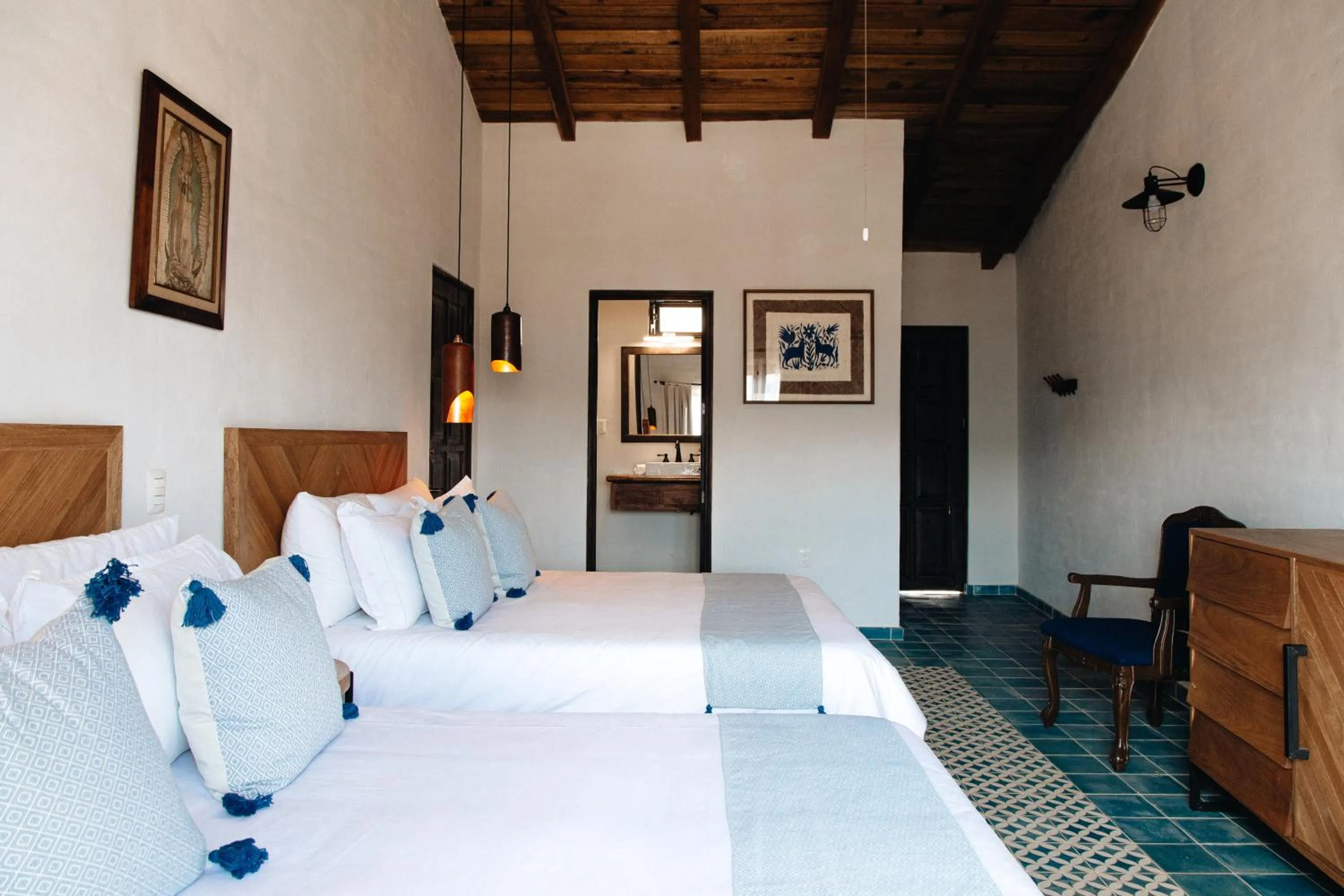 Bed in Doña Francisca Hotel Boutique