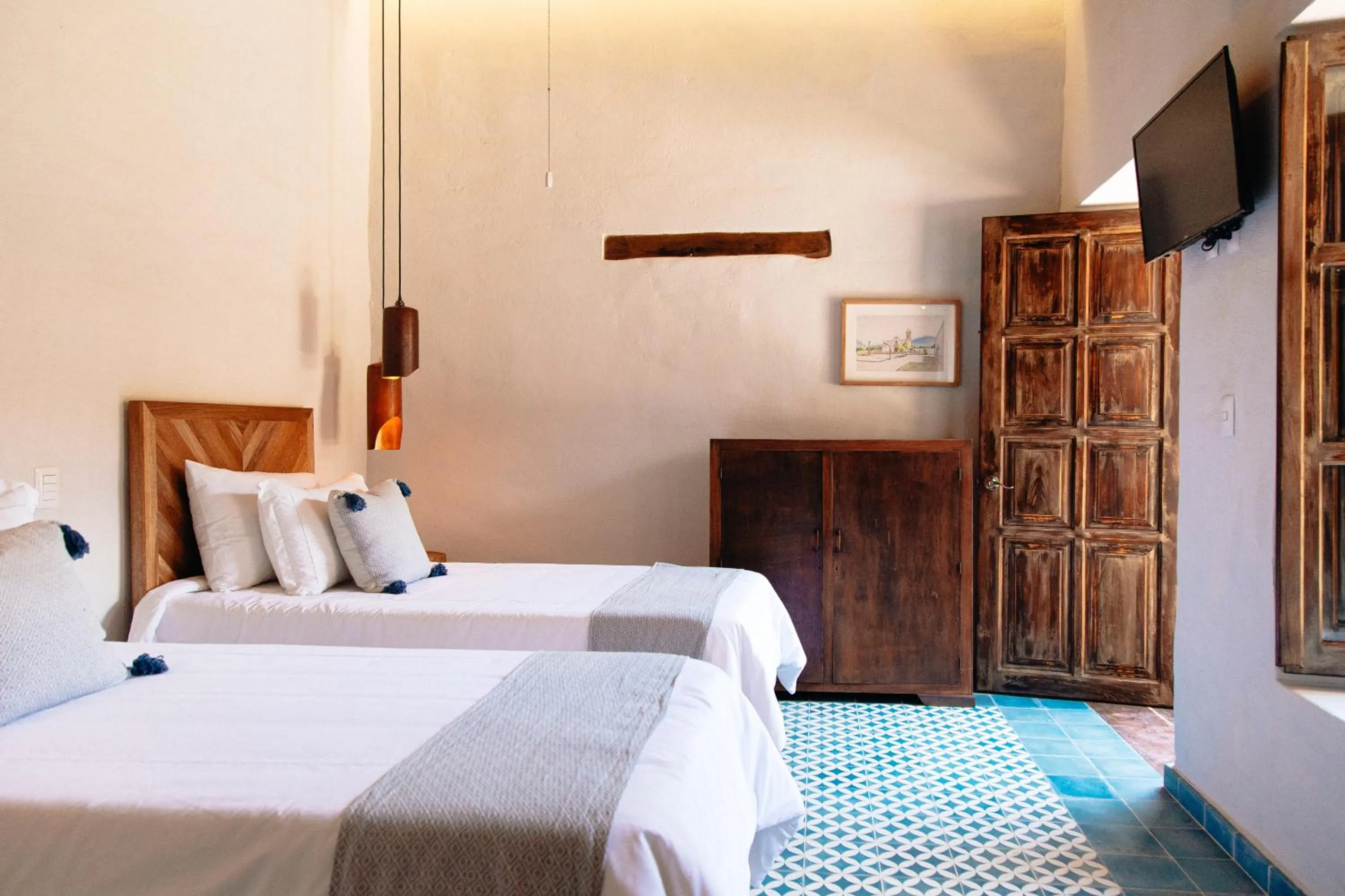 Bed in Doña Francisca Hotel Boutique