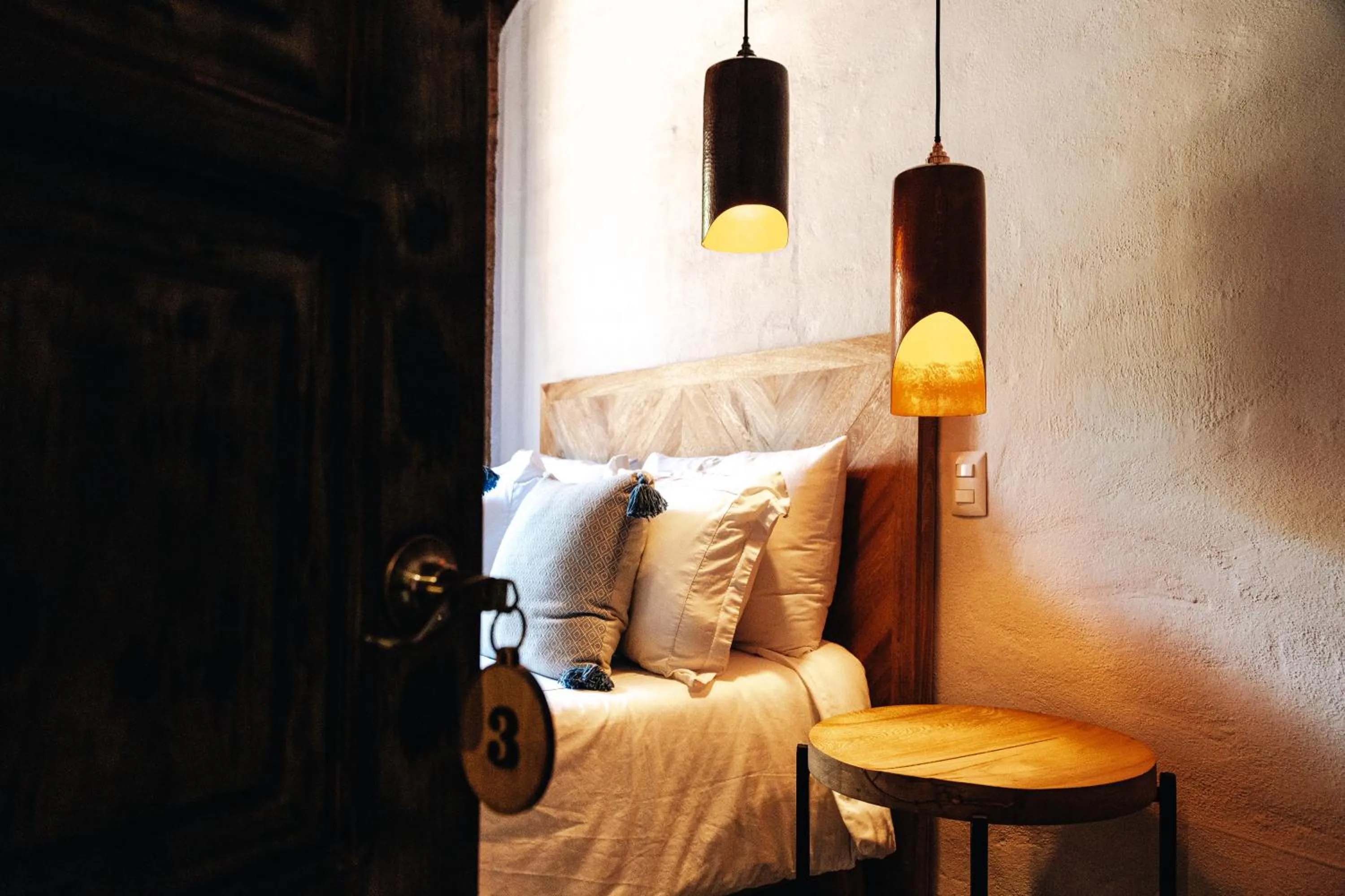 Bed in Doña Francisca Hotel Boutique