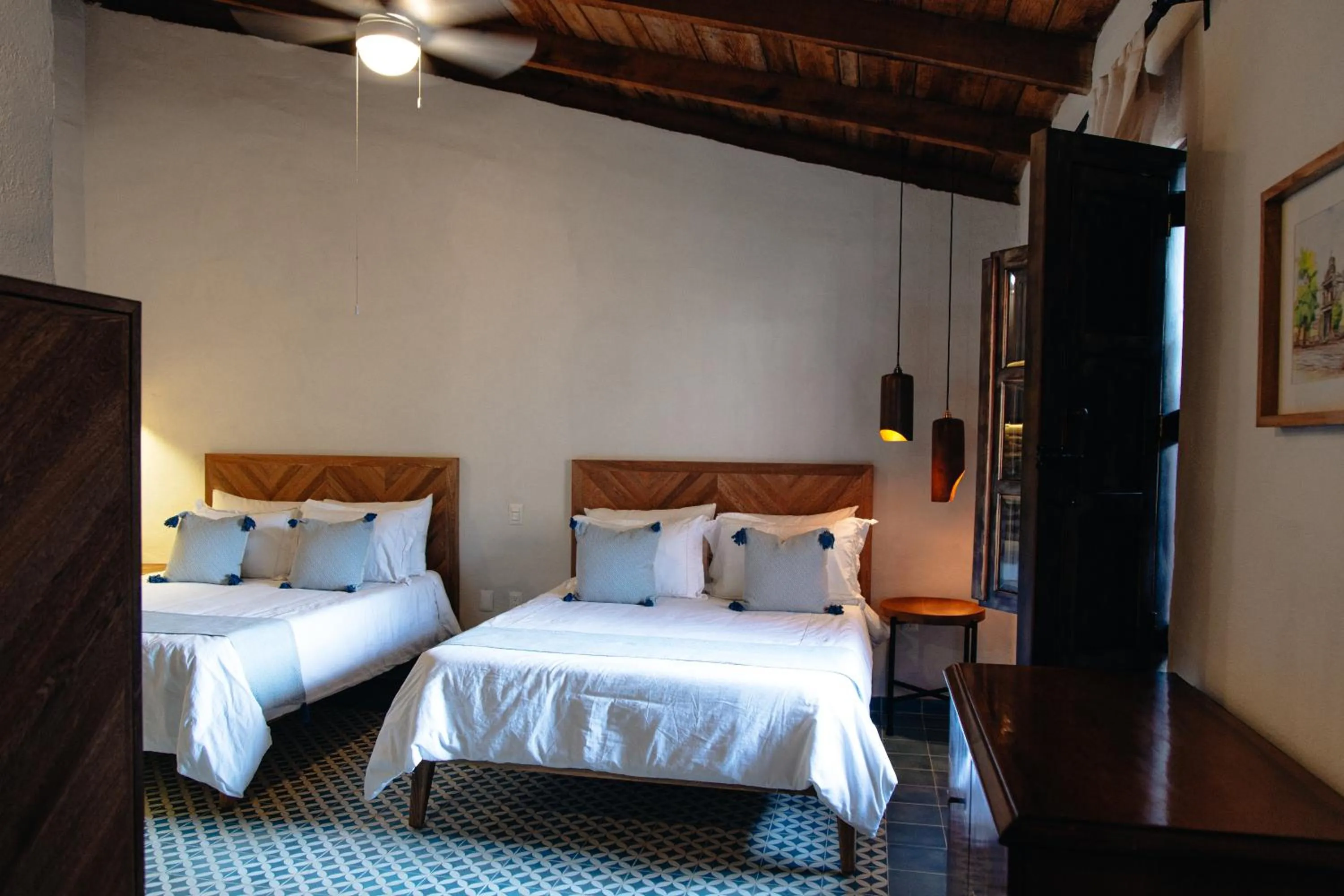 Bed in Doña Francisca Hotel Boutique