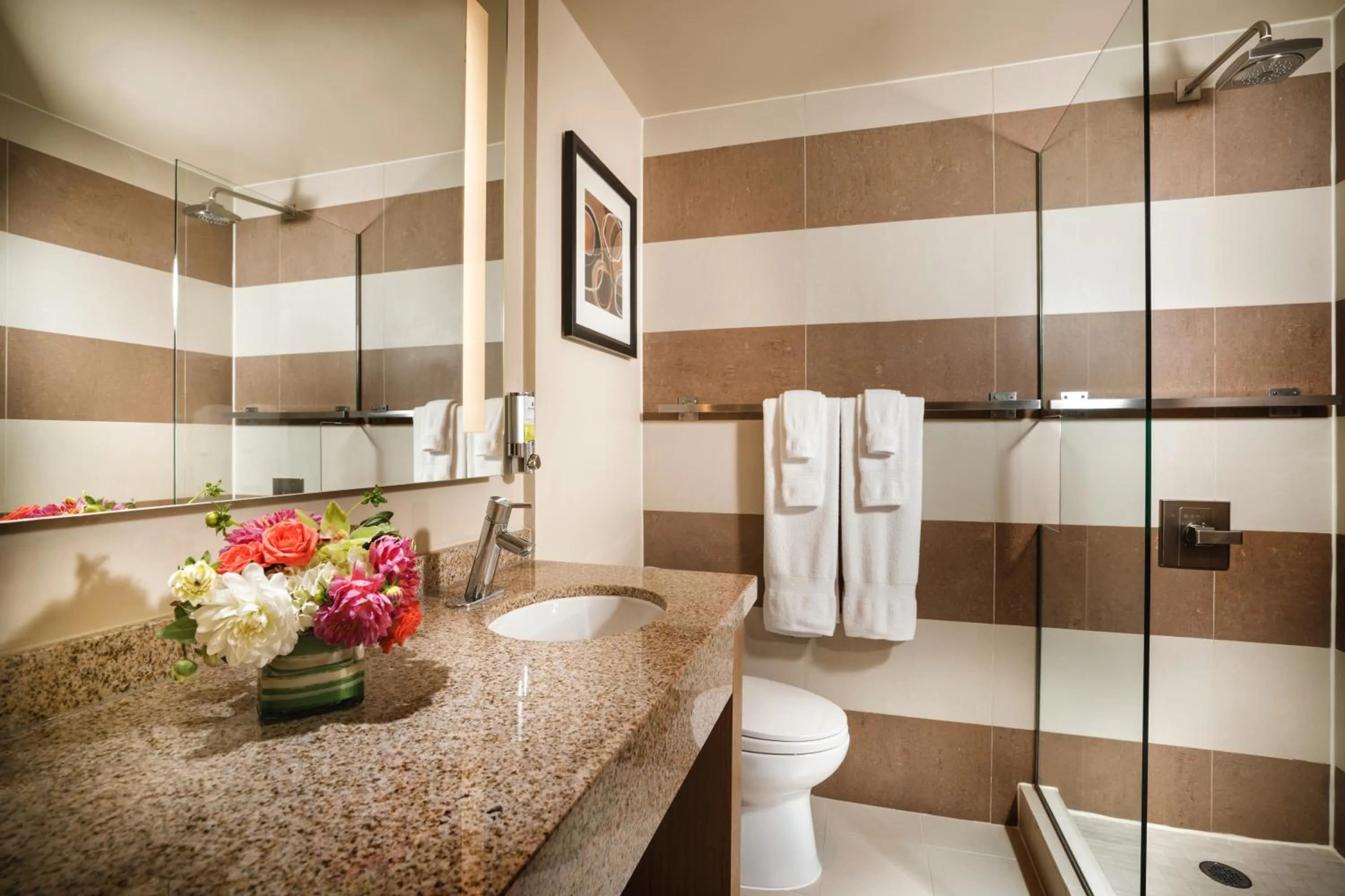 Bathroom in Staypineapple, Hotel Rose, Downtown Portland