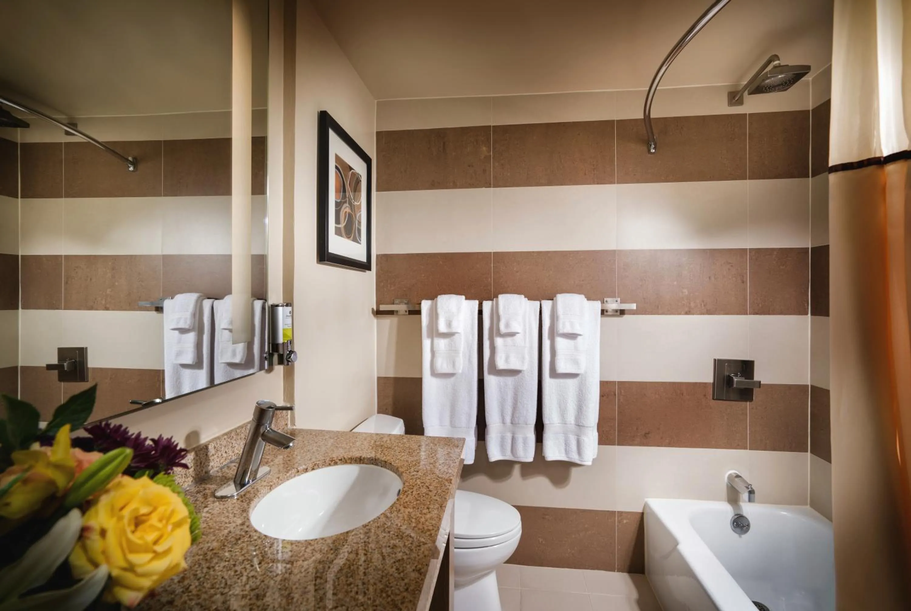 Bathroom in Staypineapple, Hotel Rose, Downtown Portland