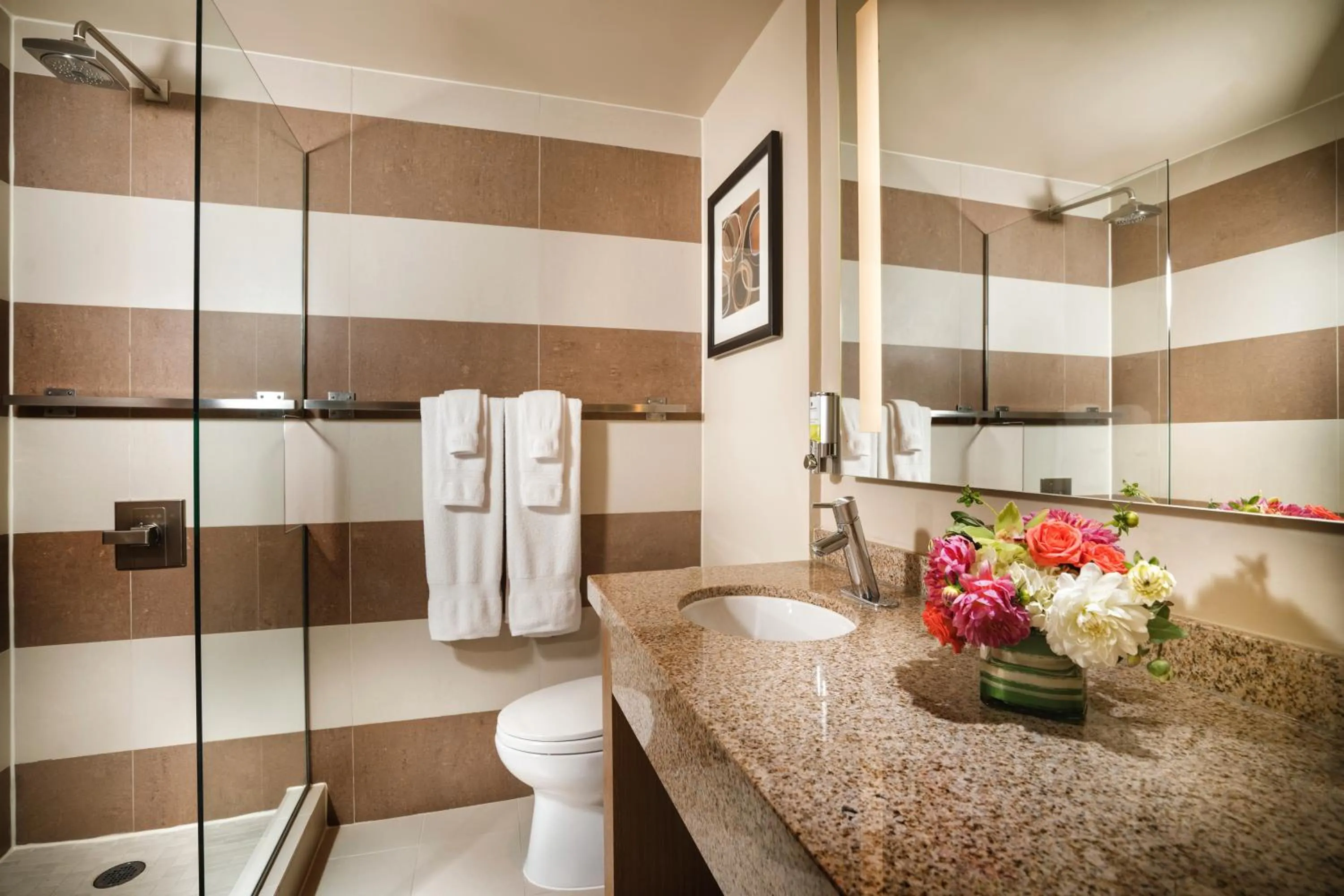 Bathroom in Staypineapple, Hotel Rose, Downtown Portland