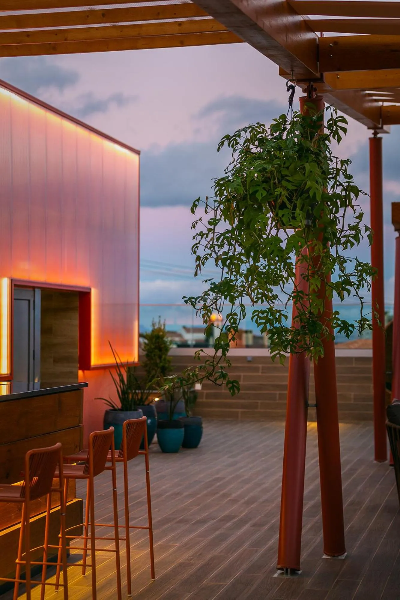 Property building in Three House Hotel