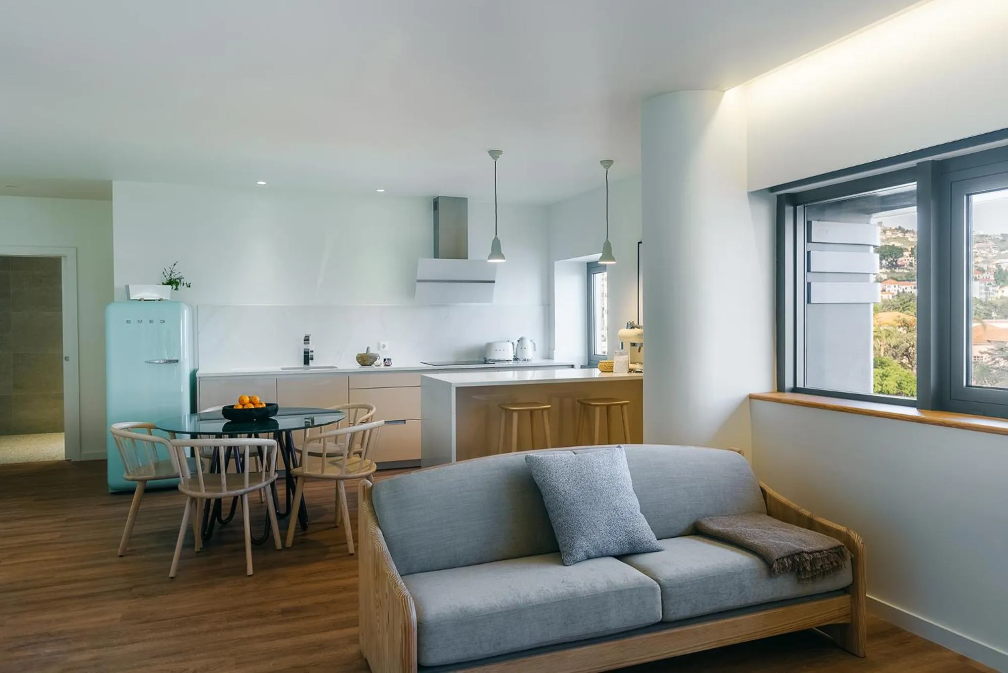 Living room in Three House Hotel