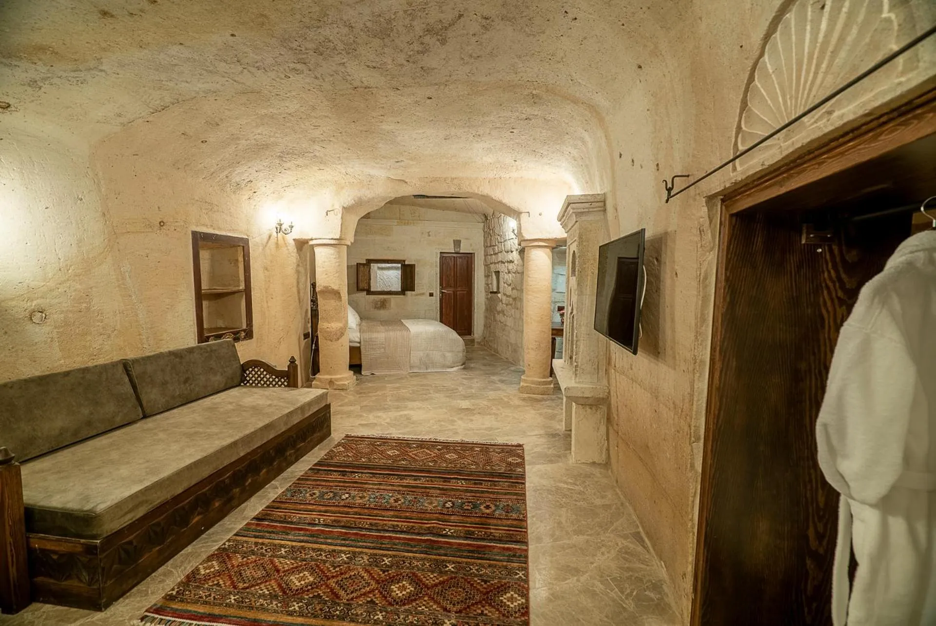 Living room in Zeydem Suites