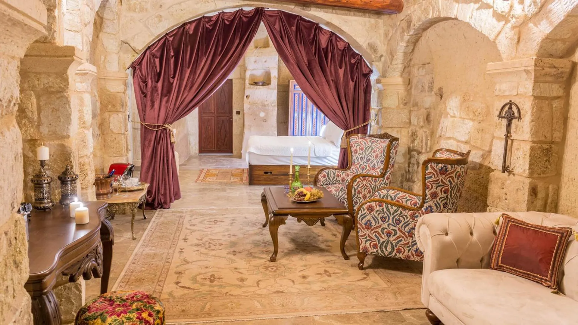 Living room in Zeydem Suites