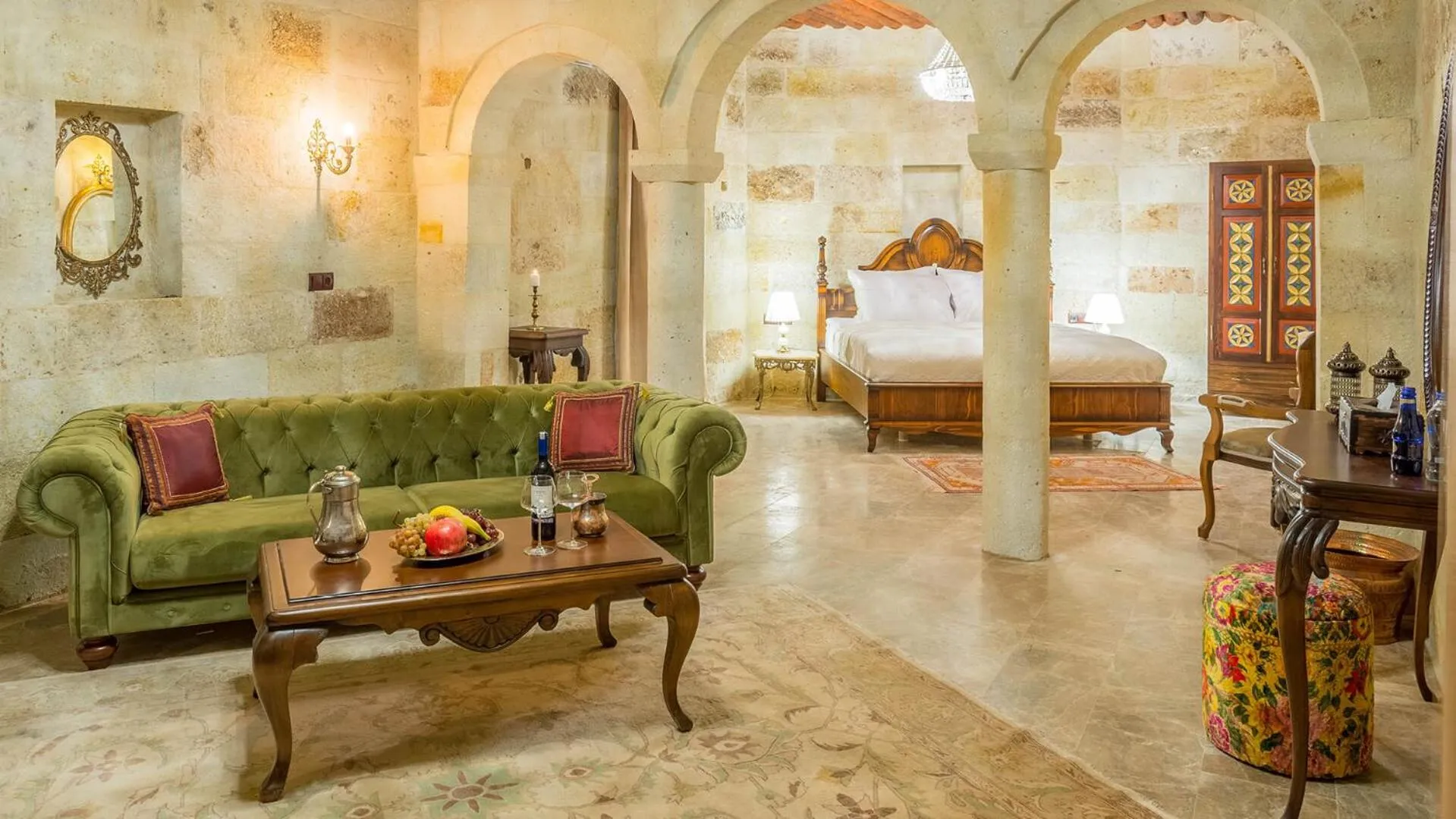 Living room in Zeydem Suites