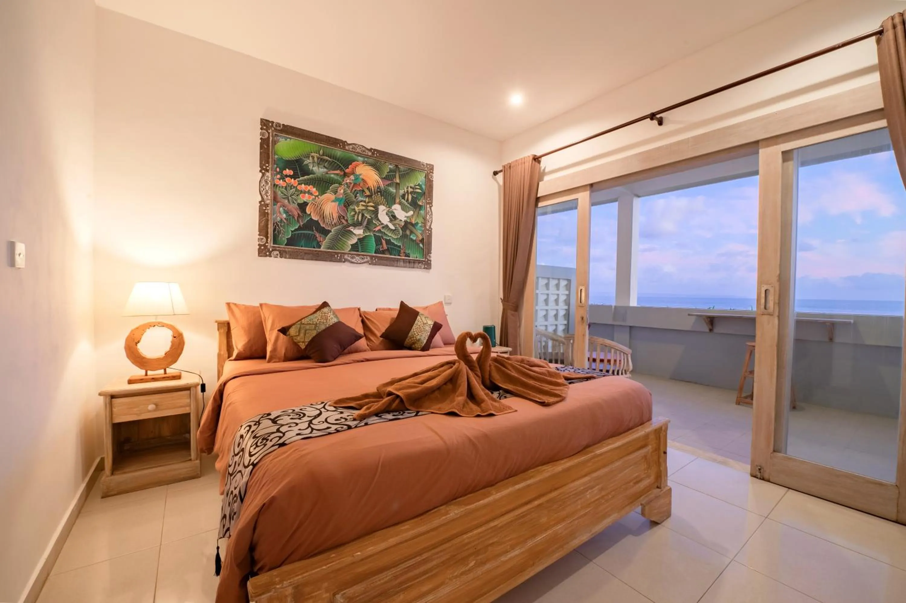 Bed in Sau Bali Beach House Canggu
