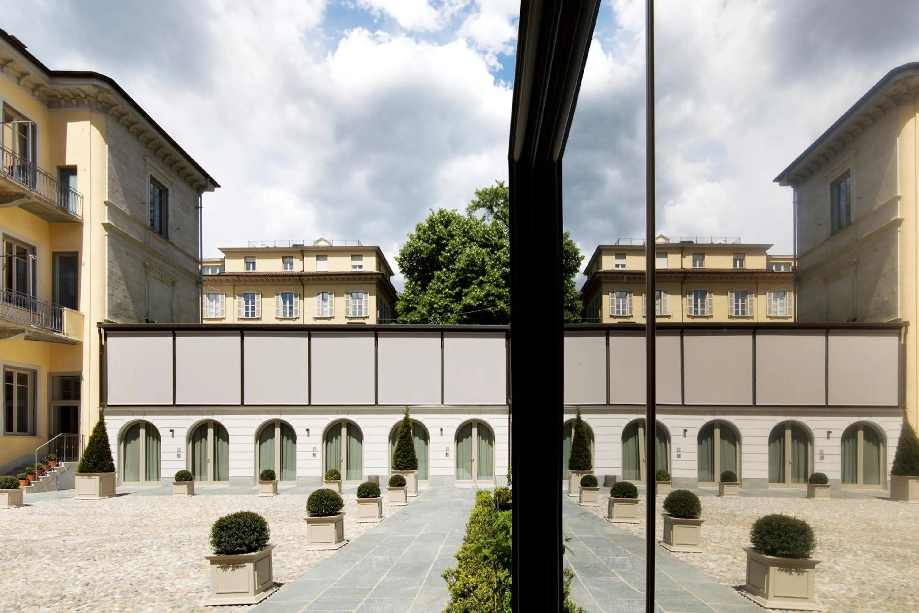 Inner courtyard view in Opera35 Boutique Hotel