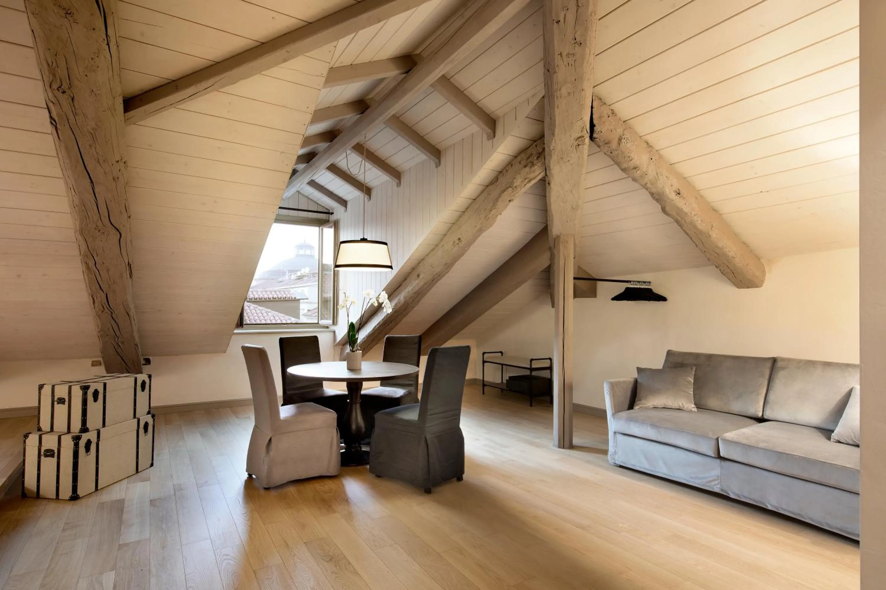 Seating area in Opera35 Boutique Hotel